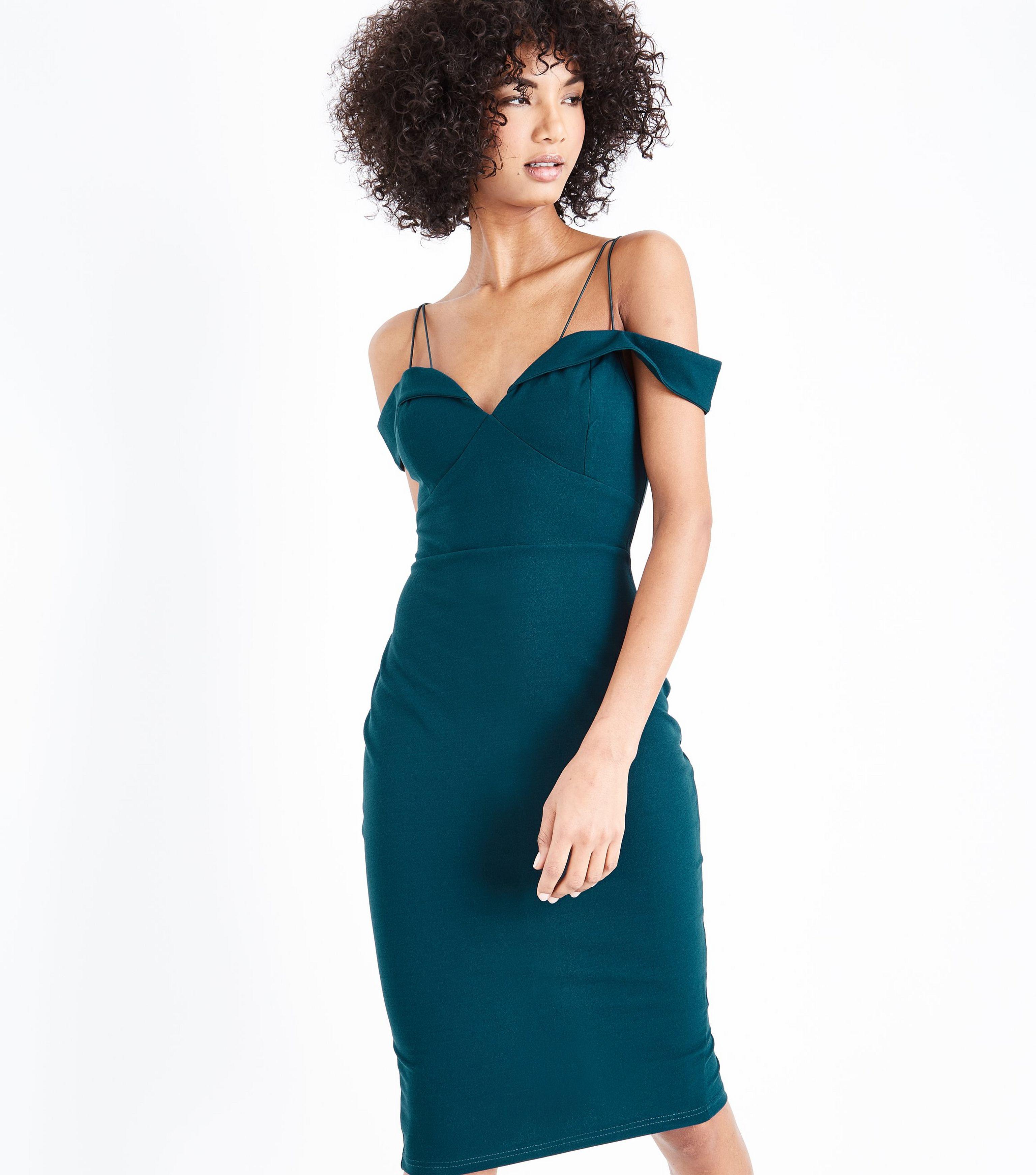 ax paris teal floral dress