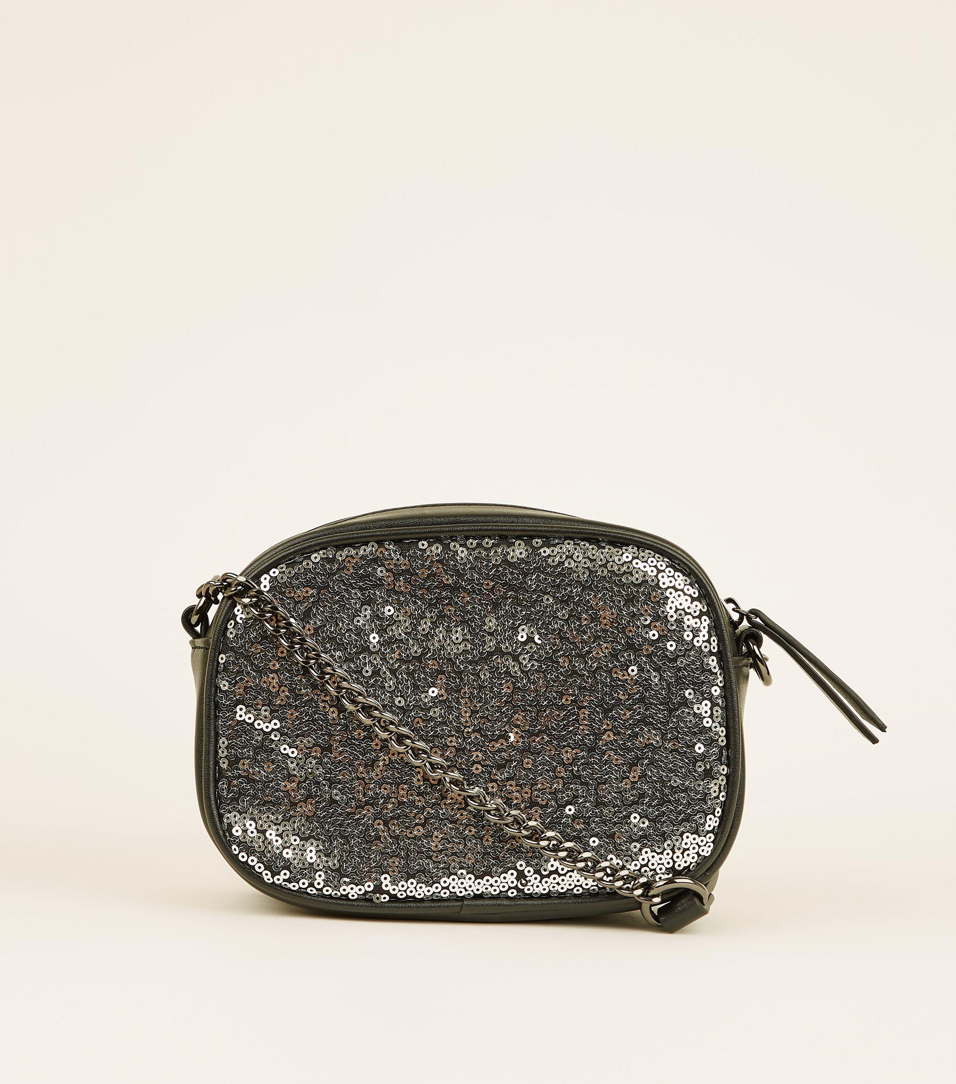 new look sequin bag