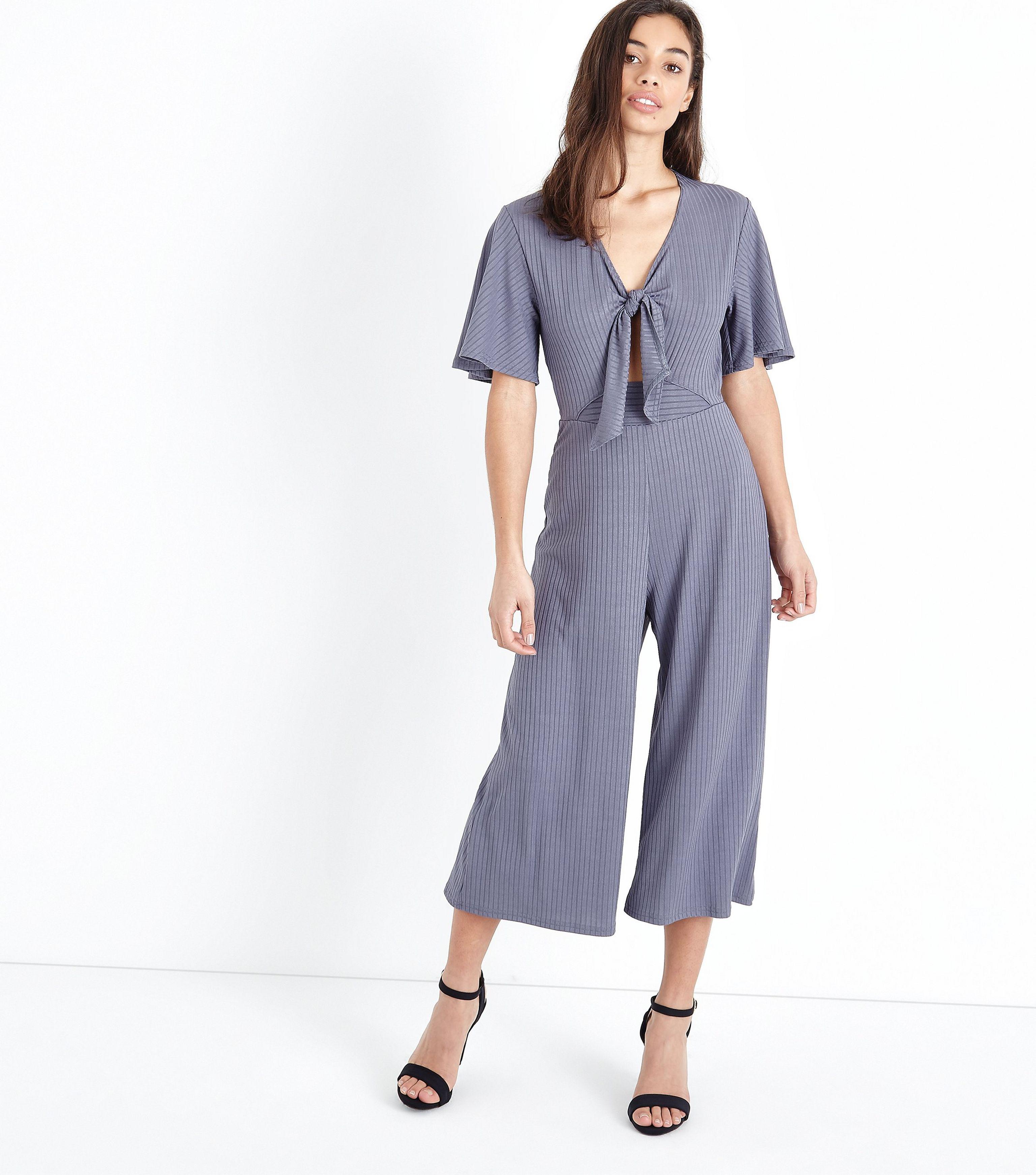 grey petite jumpsuit