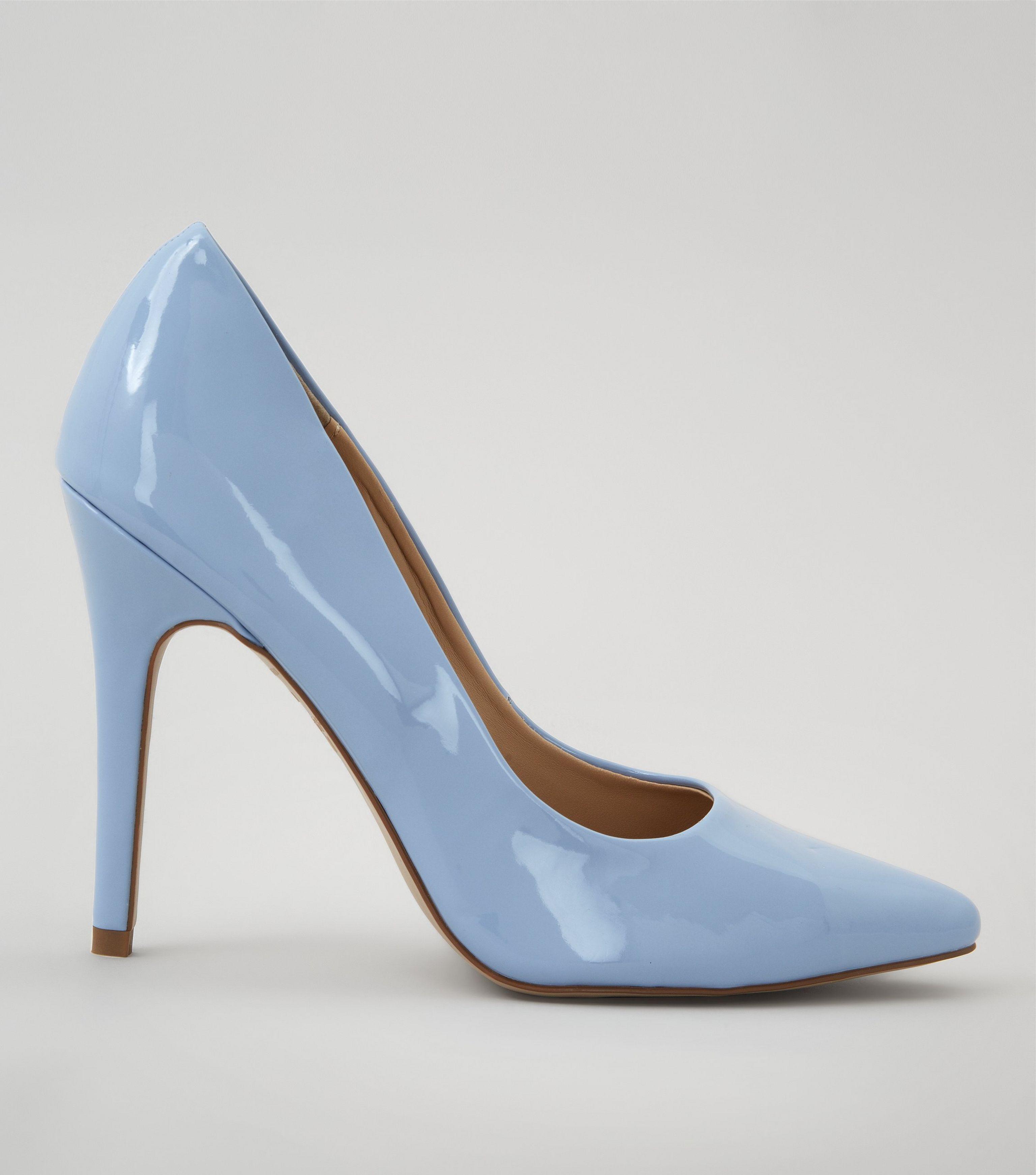new look blue shoes