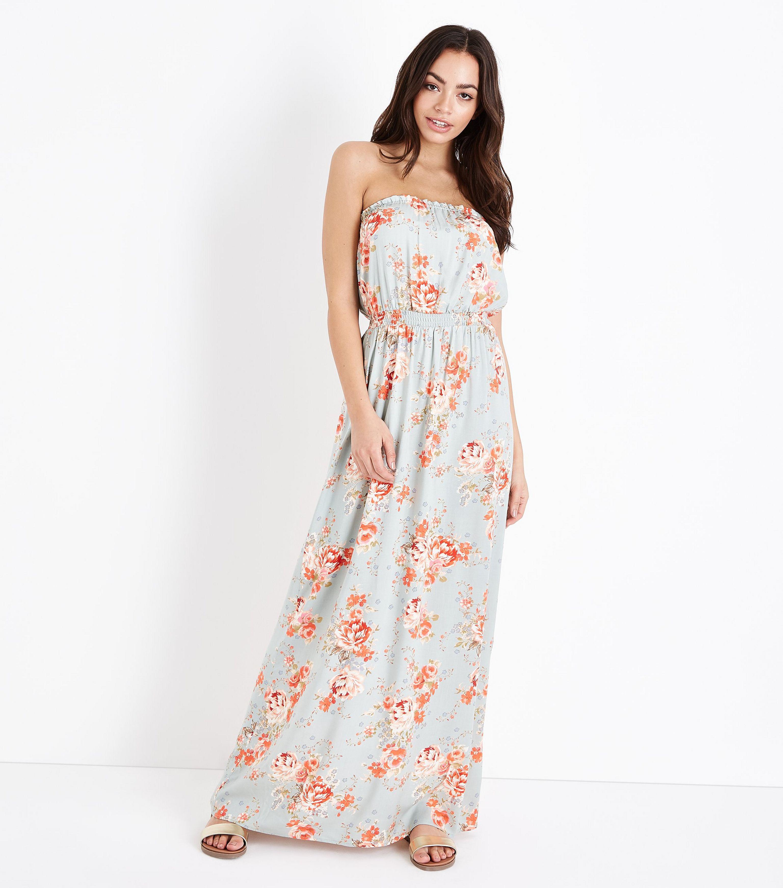 new look floral maxi dress