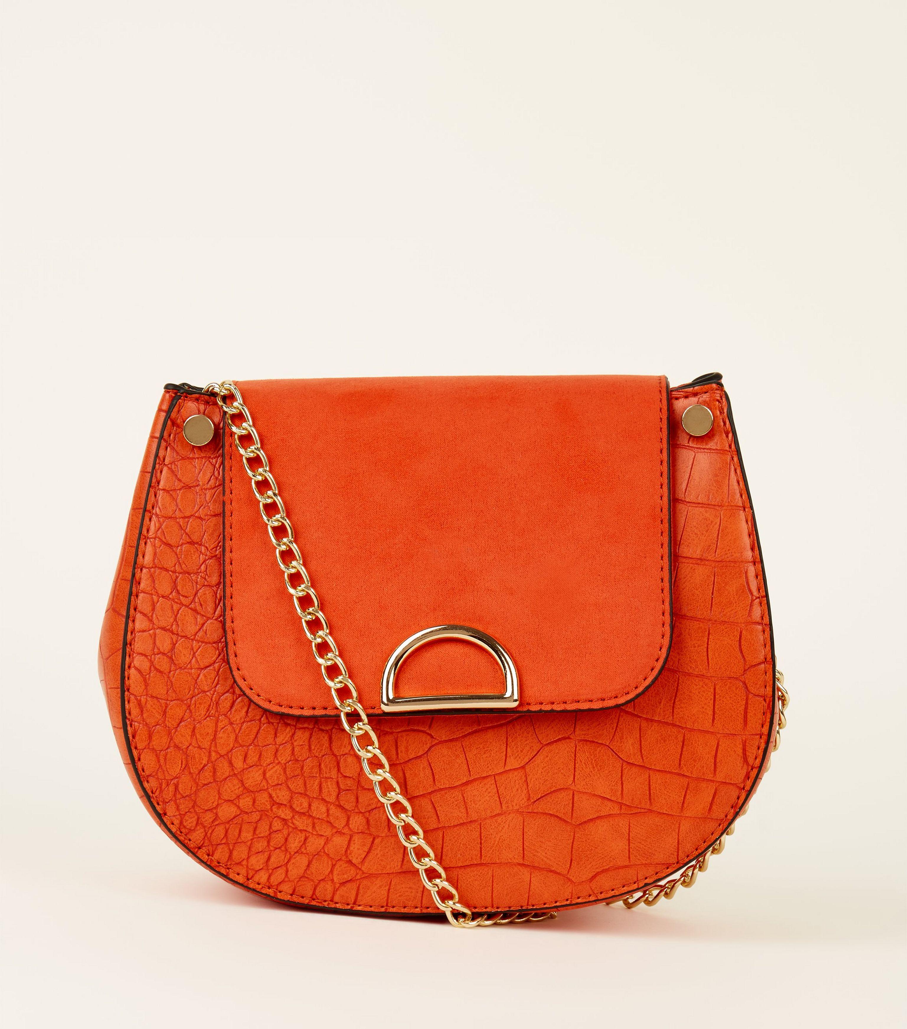 new look orange bag