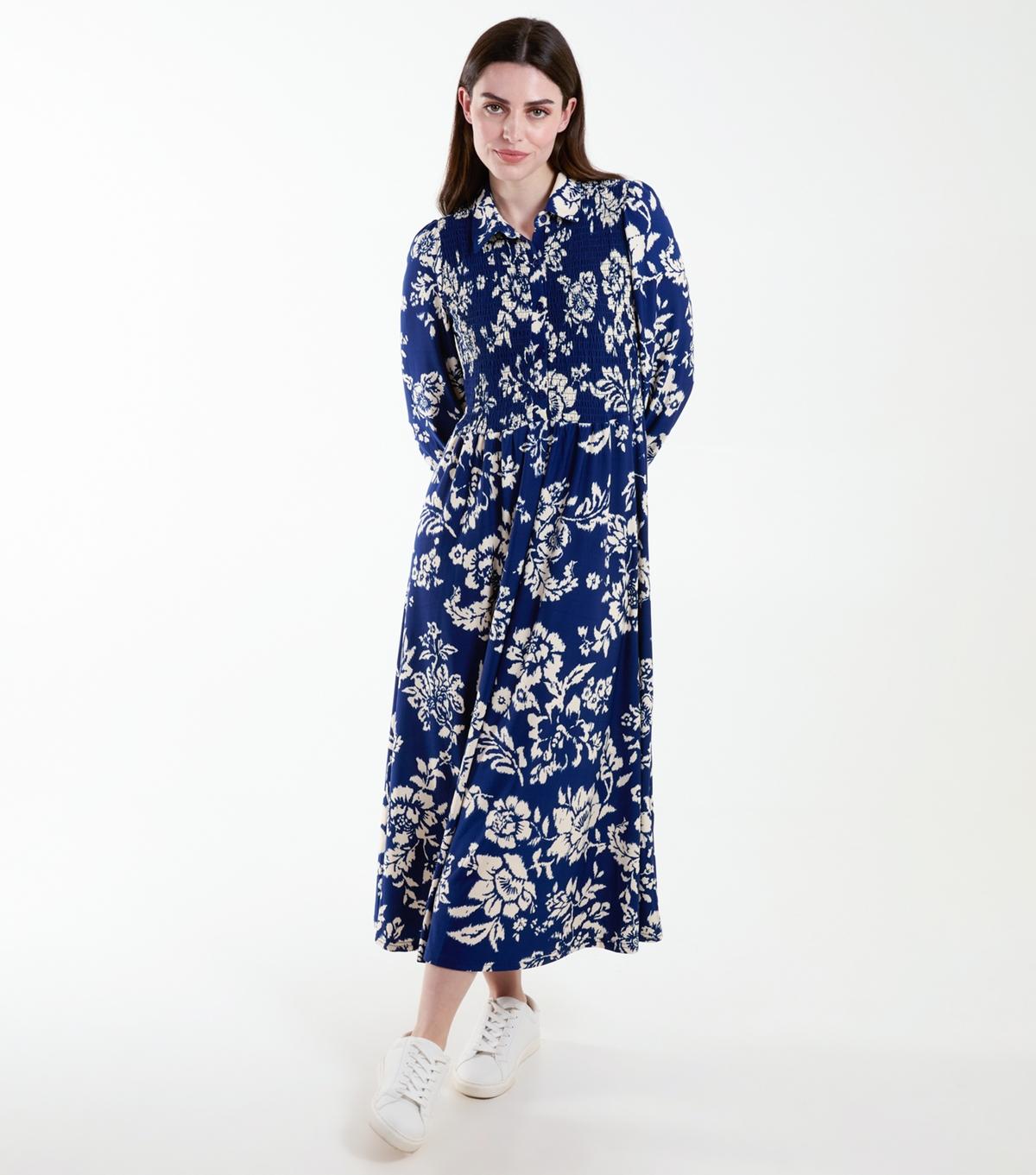 Midi Dress New Look Blue Vanilla Dress Blue Vanilla Yellow Dress