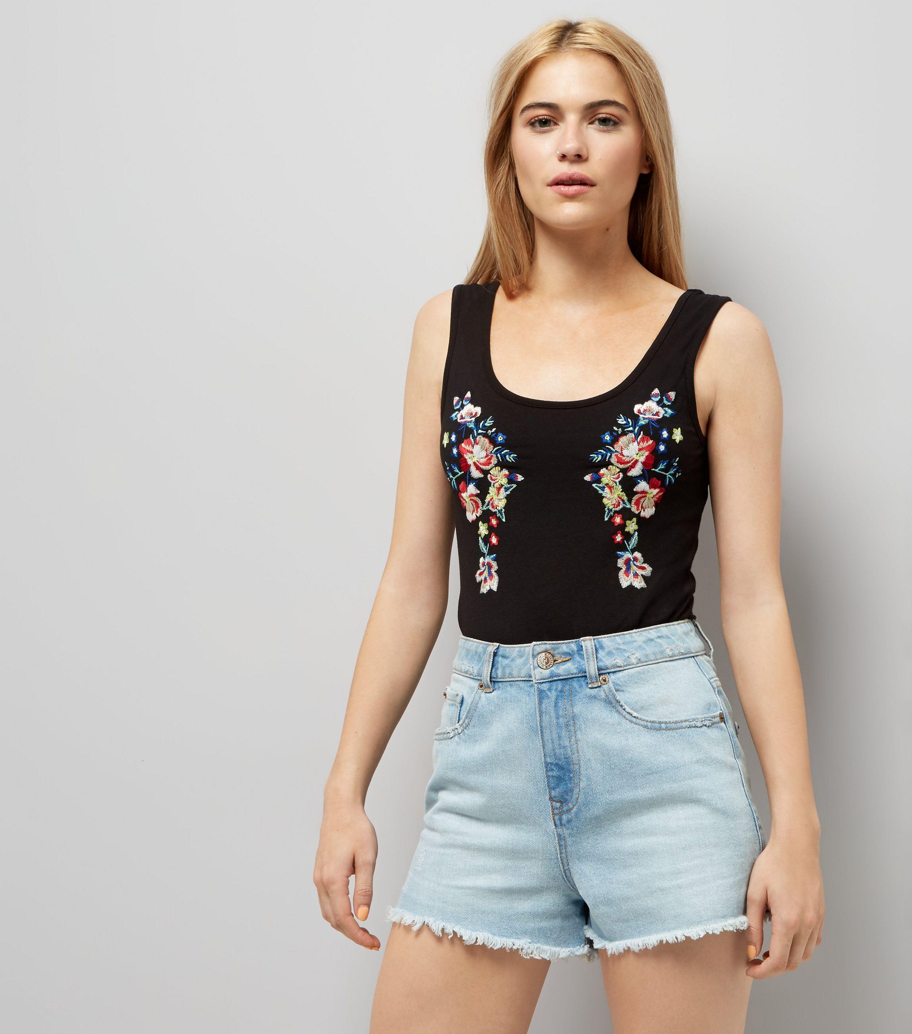 new look black bodysuit