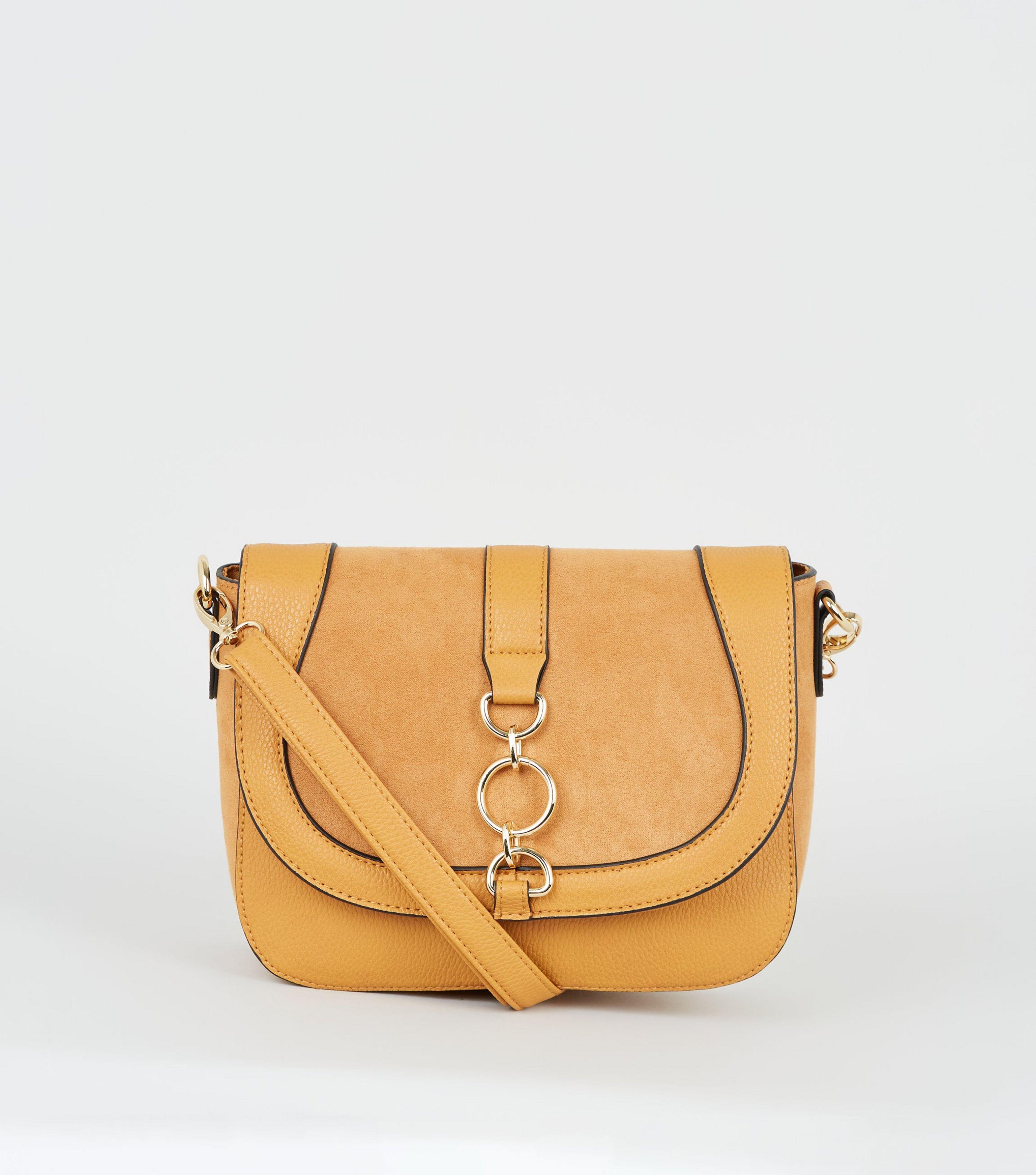 new look mustard handbag