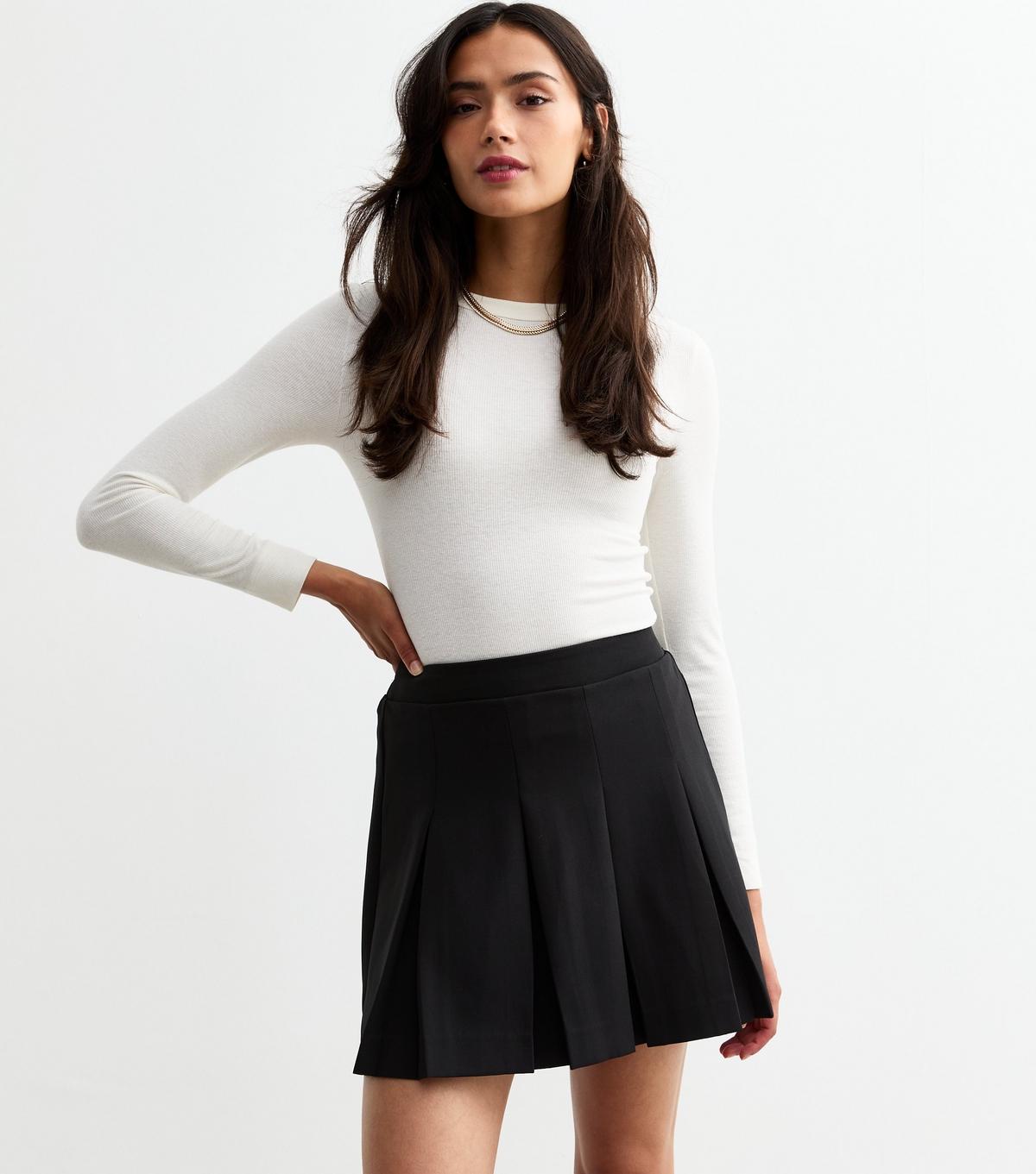 Pleated mini skirt tall hotsell