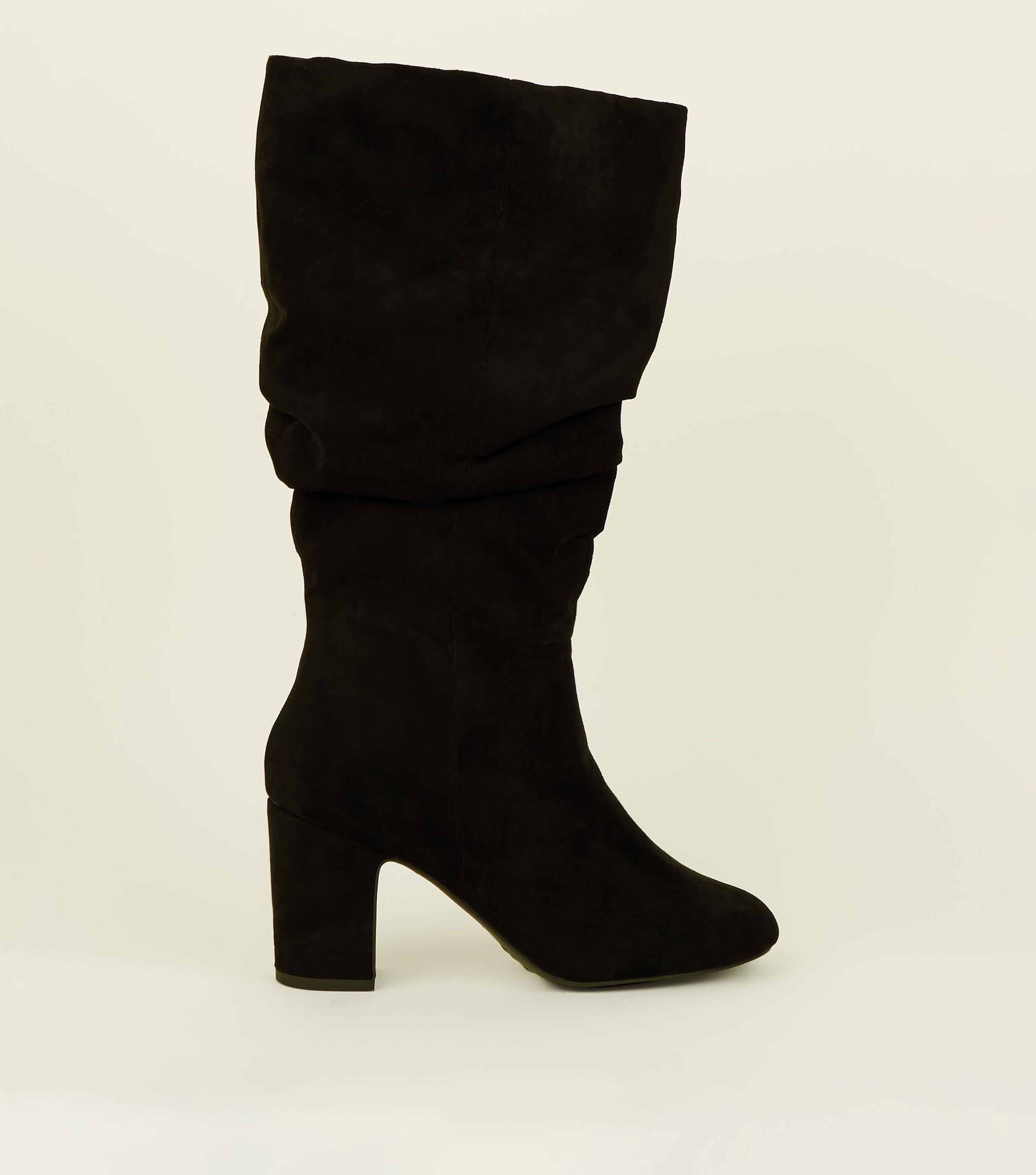 new look wide fit knee high boots