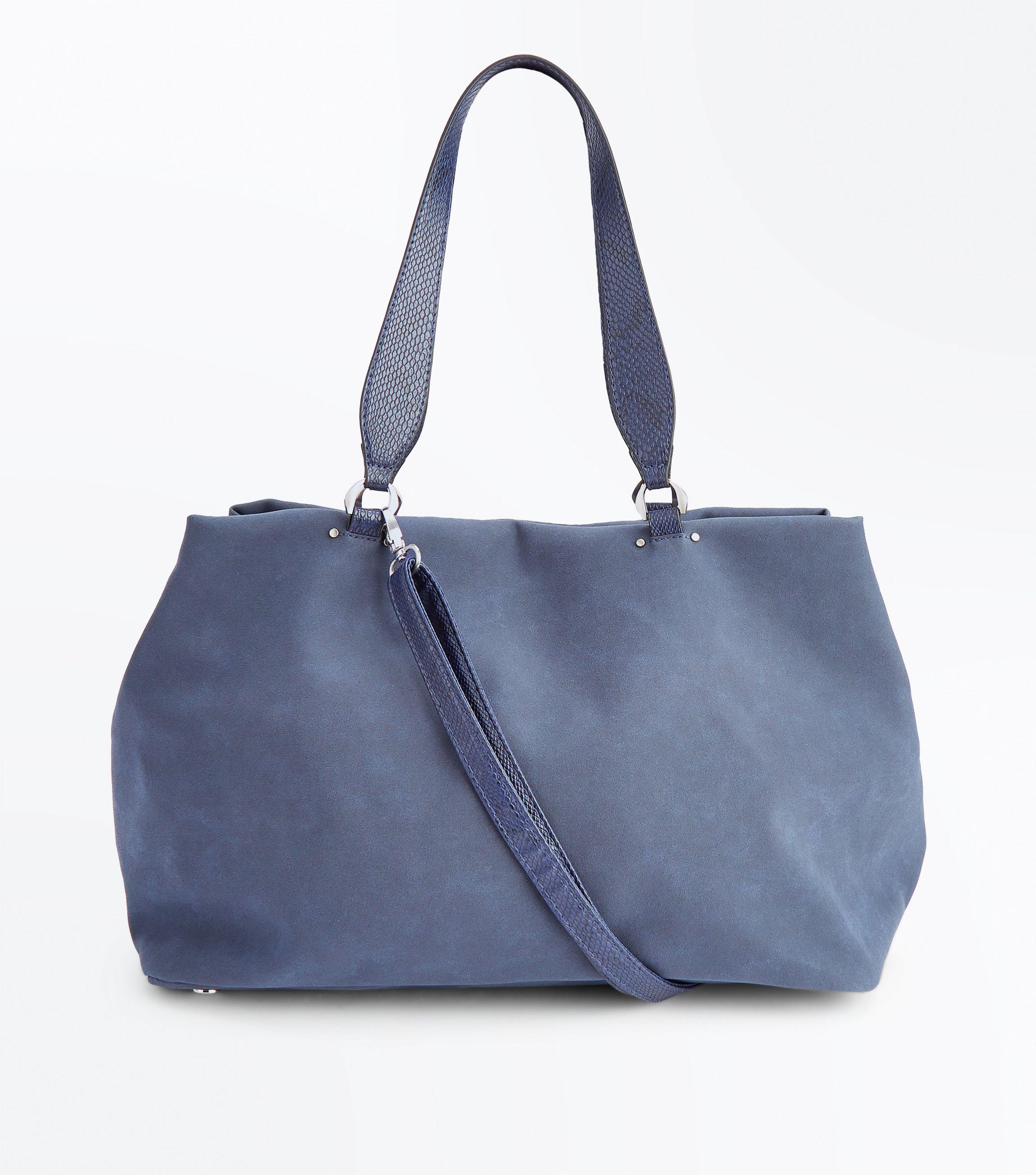 new look navy bag