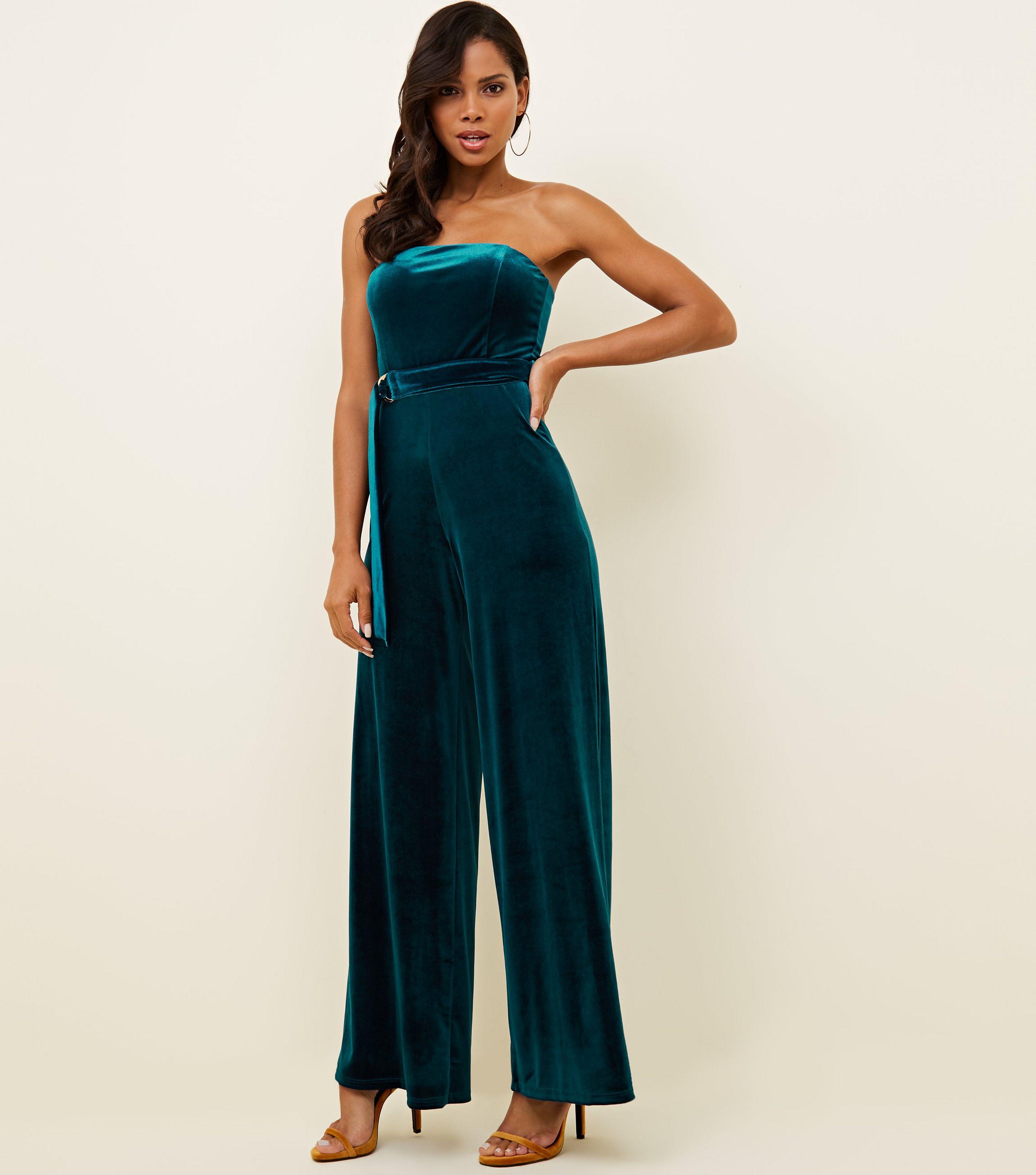 new look strapless jumpsuit