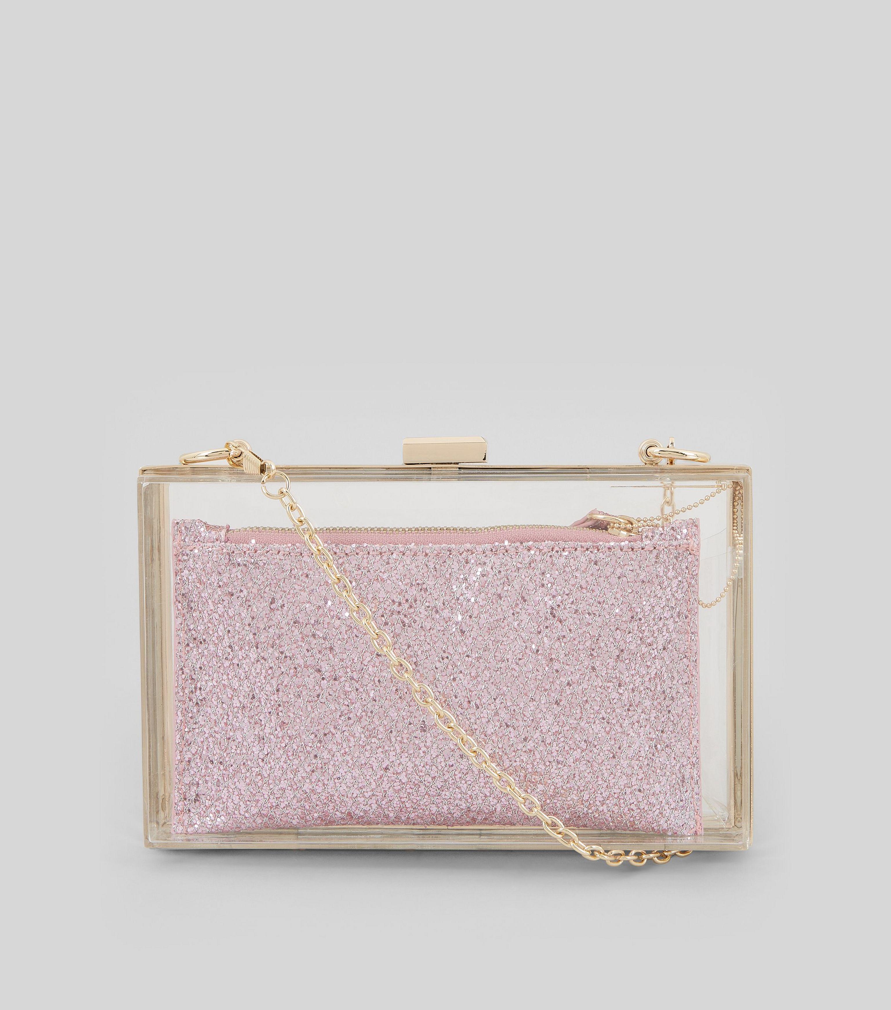 perspex clutch bag