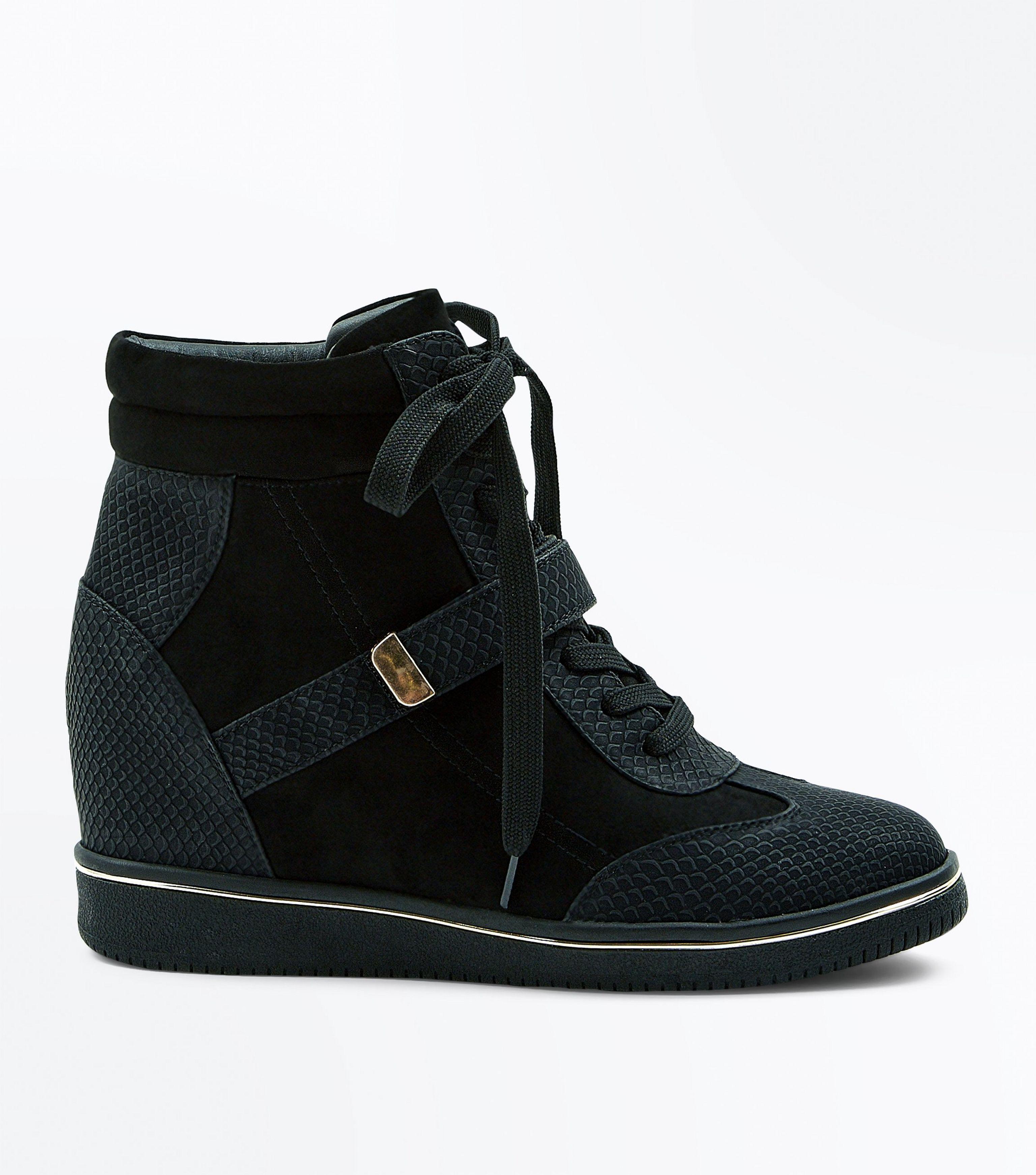 wedge trainers new look