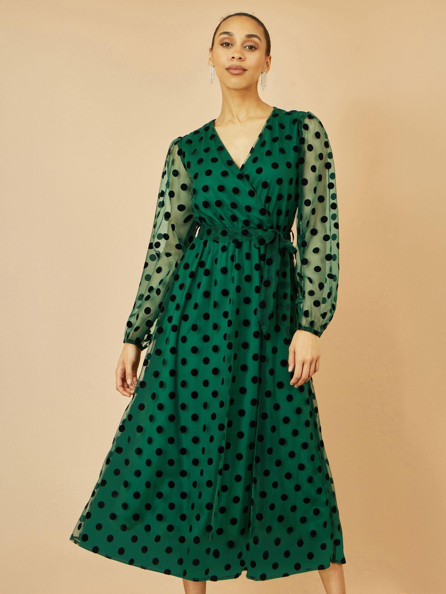 Designer Green Long Sleeve Skater Dresses for Women - Up to 84% off | Lyst