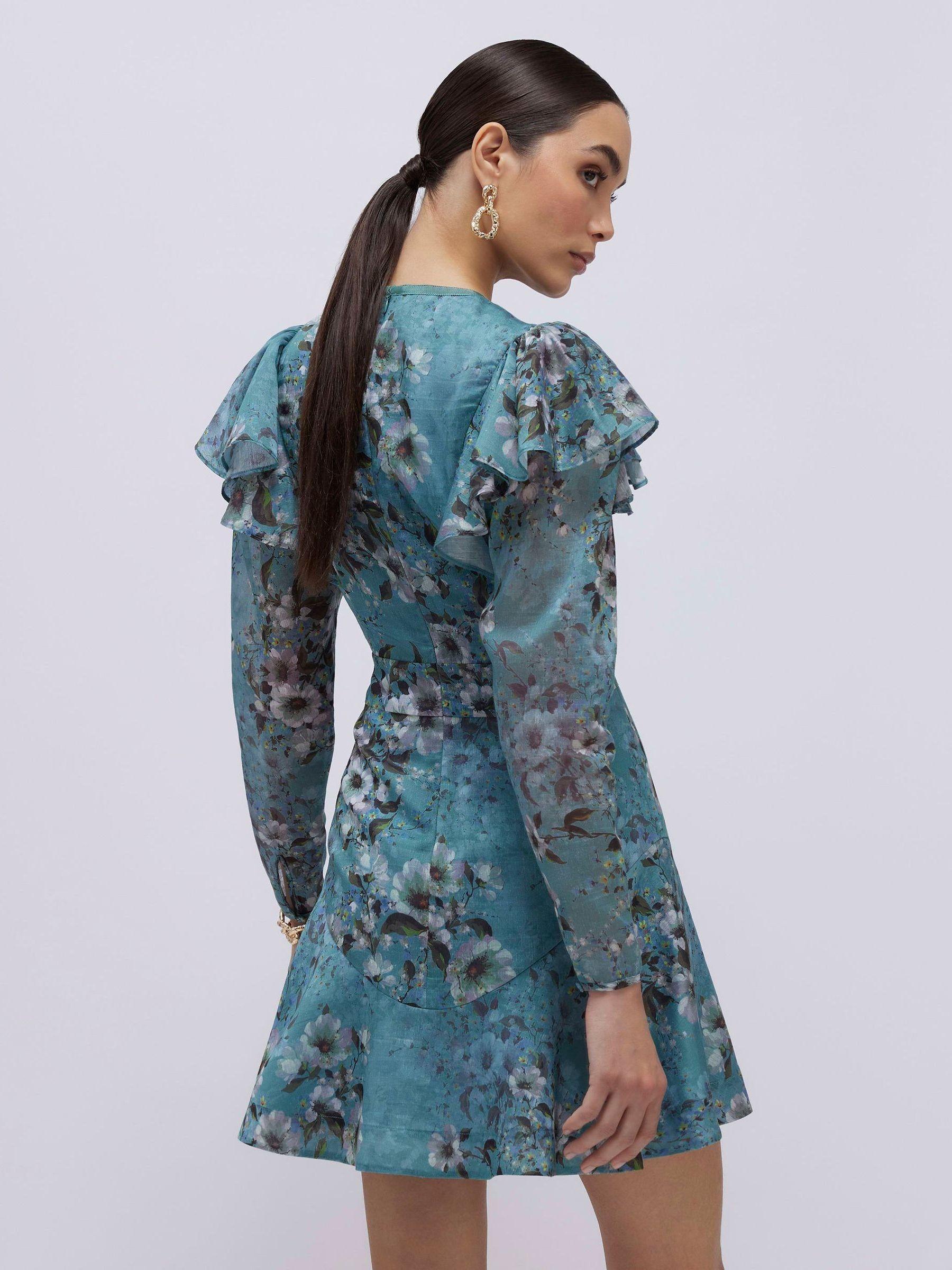 blue river mini dress Lelis River Mini Dress L