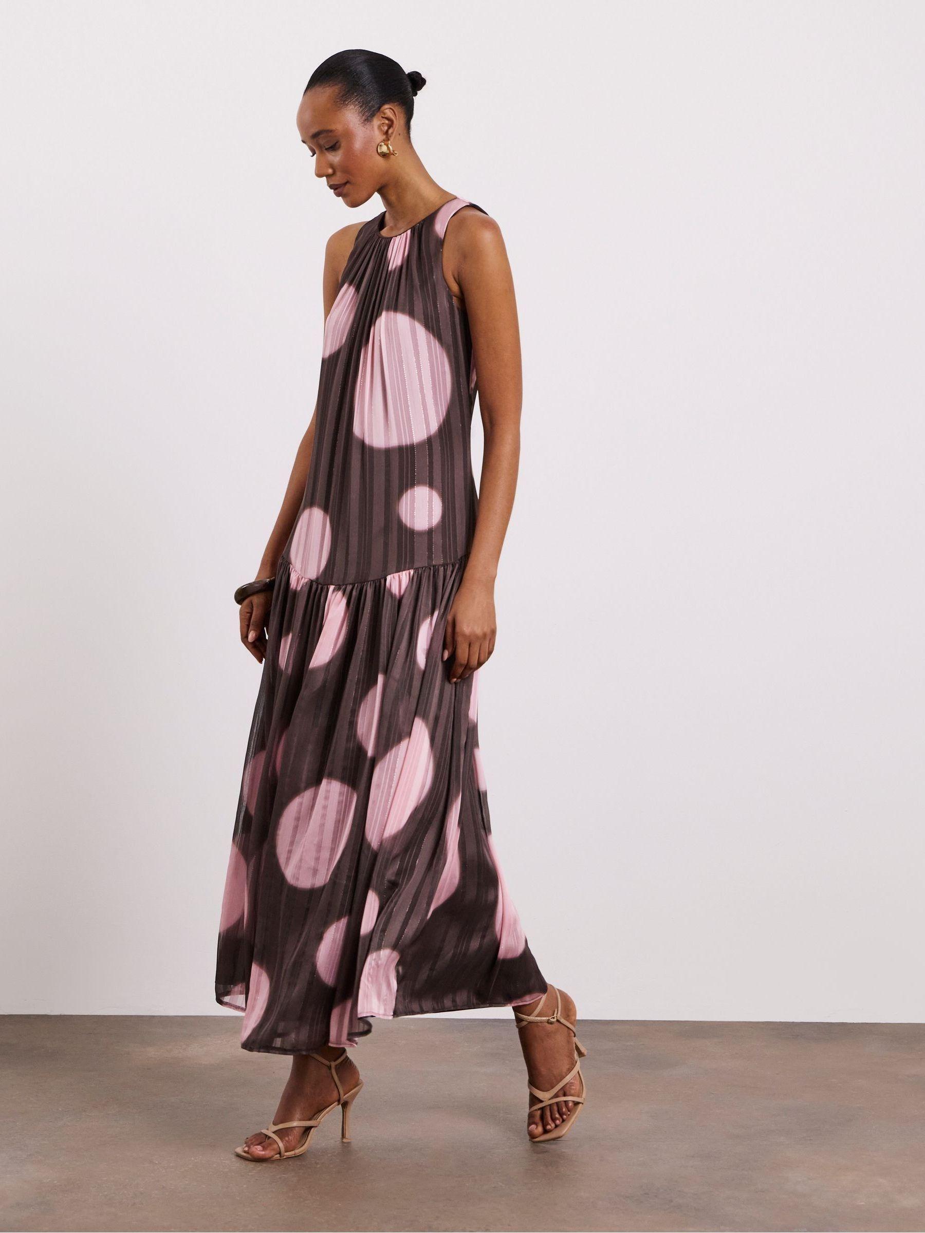 joanna hope maxi dress Joanna Hope Stripe Print Tea Dress