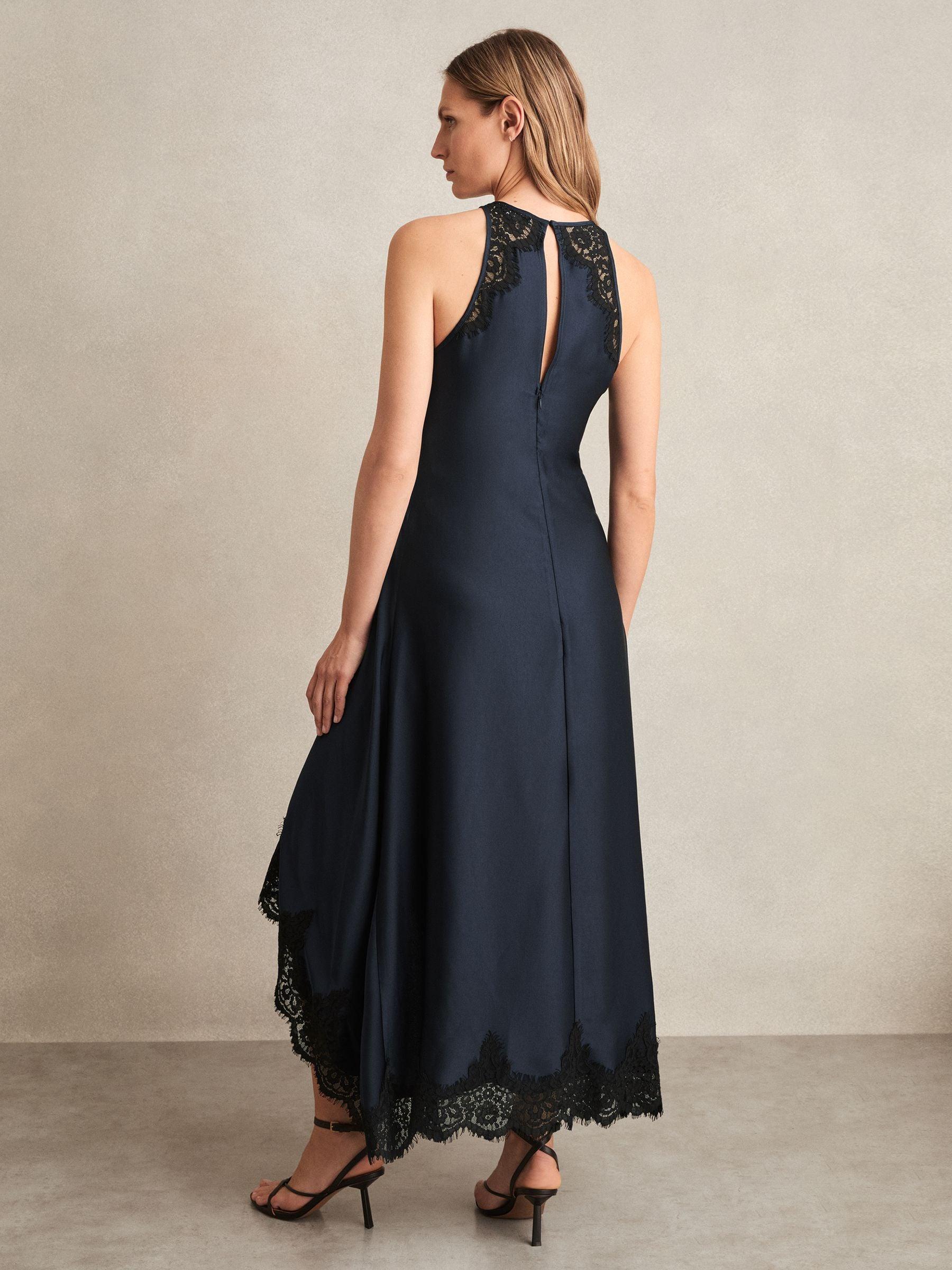strappy red lace dress Lace-Applique Long Prom Dress with Strappy Open Back Red / 0