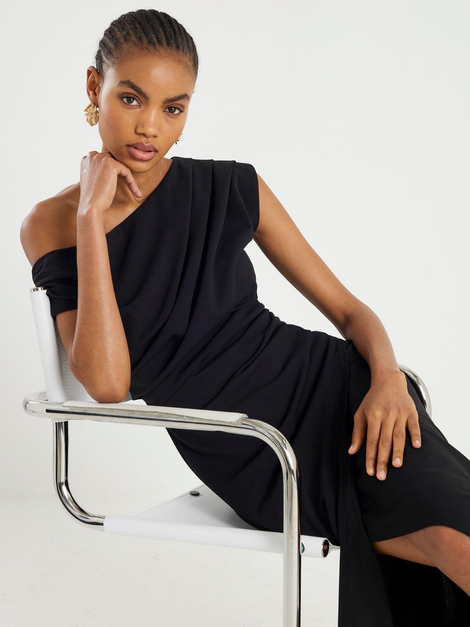 river island asymmetric dress Buy River Island Black Sleeveless Drape Asymmetric Midi Dress from Next USA