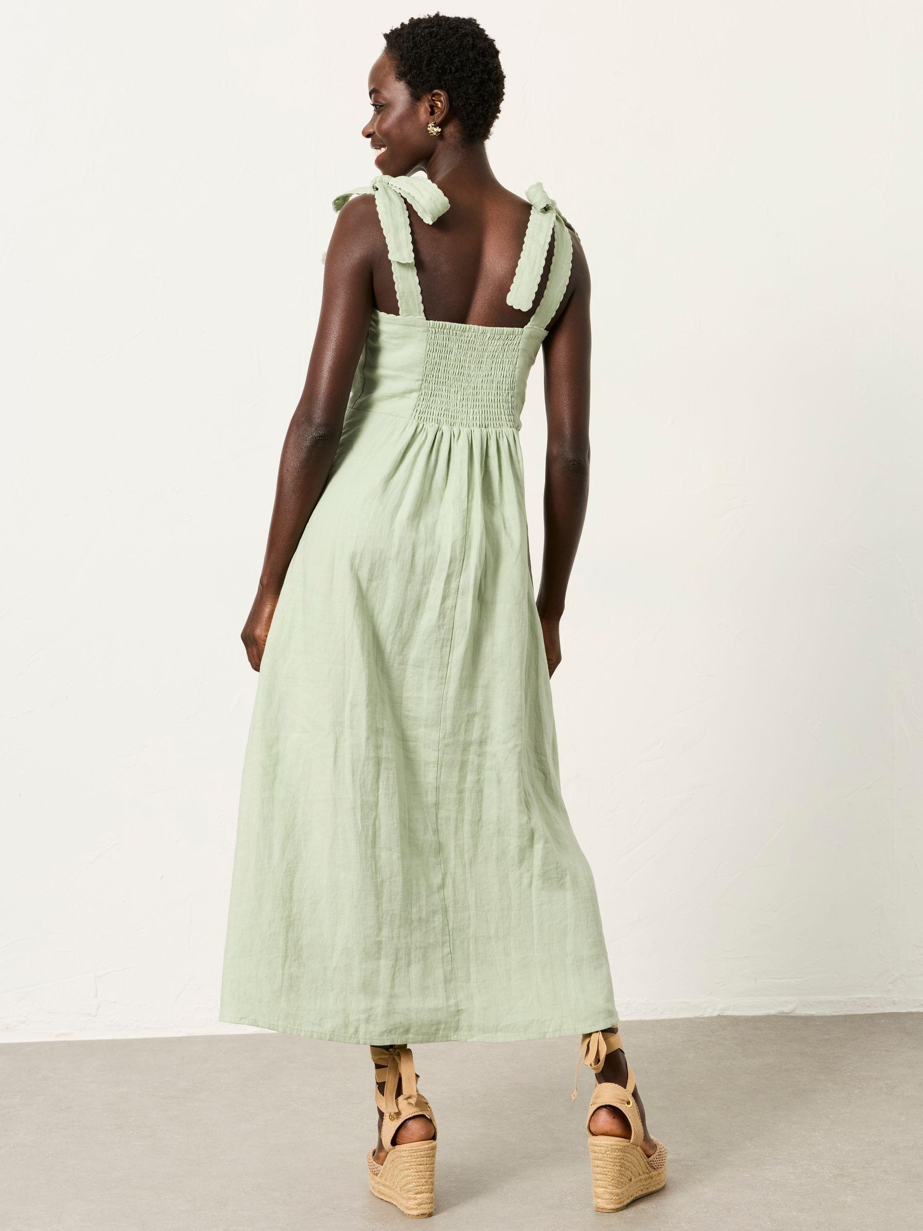 FatFace Fatface Delphine Petite Linen Midi Dress in Green | Lyst FatFace Fatface Delphine Petite Linen Midi Dress in Green | Lyst