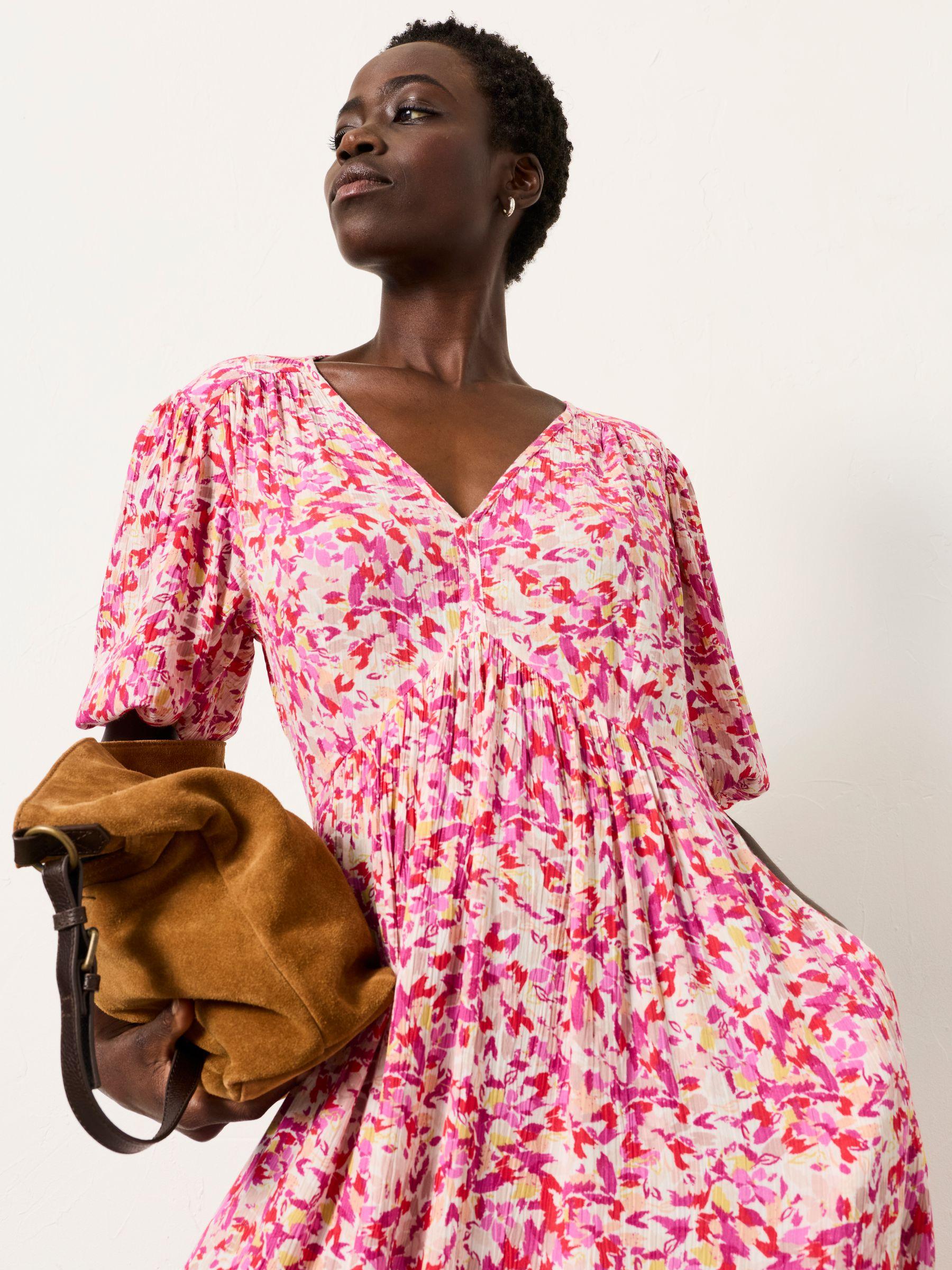 fat face pink dress Pink Midi Dress