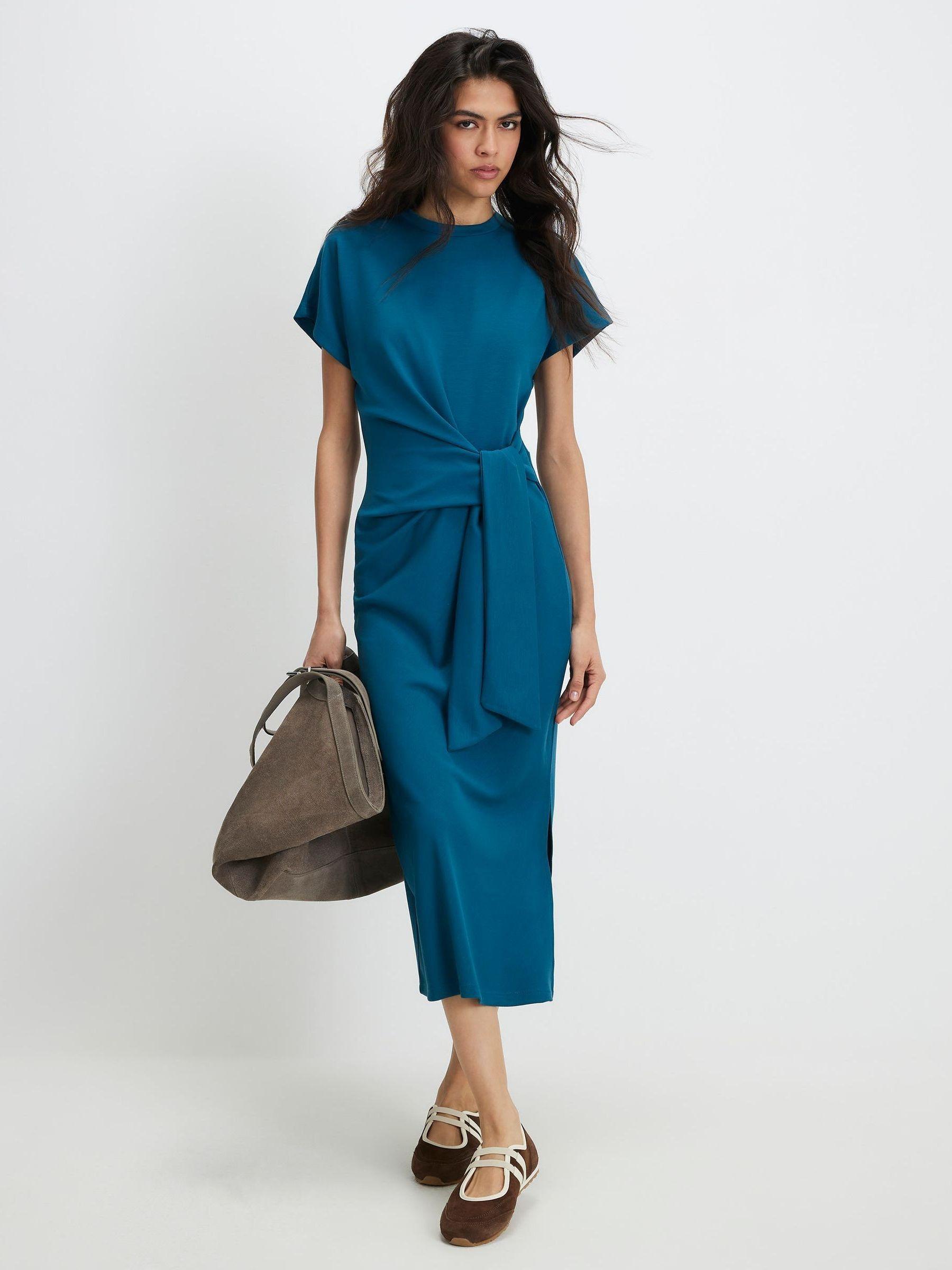 velvet evening dresses Simple V Neck Dark Green Velvet Long Prom Dresses, Dark Green Velvet F –  Eip Collection main image 1