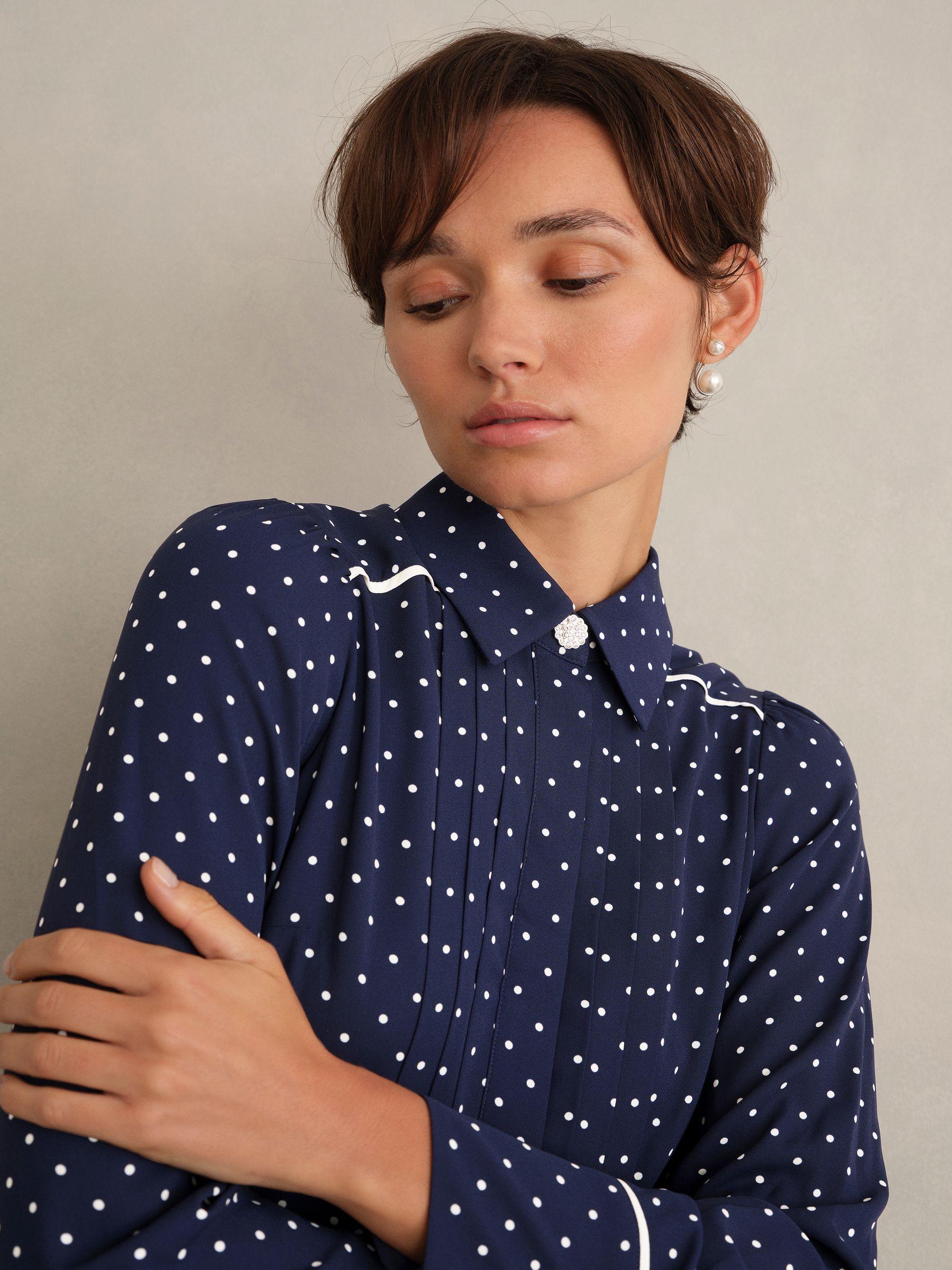 Hobbs Francesca Dress in Blue | Lyst