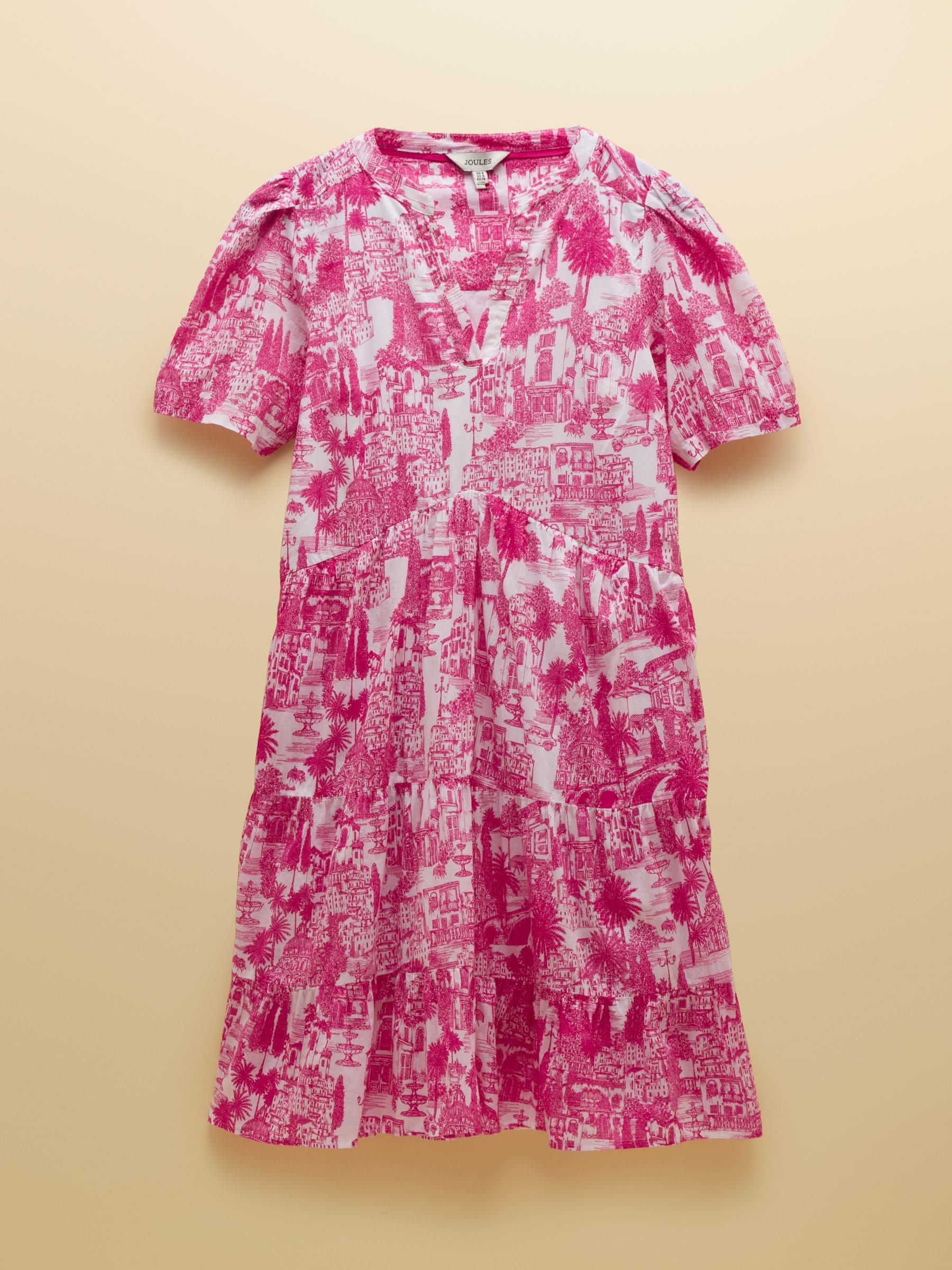 chinese dress ladies Joules Ladies Lotty Frill Short Dress - Red Spot main image 0