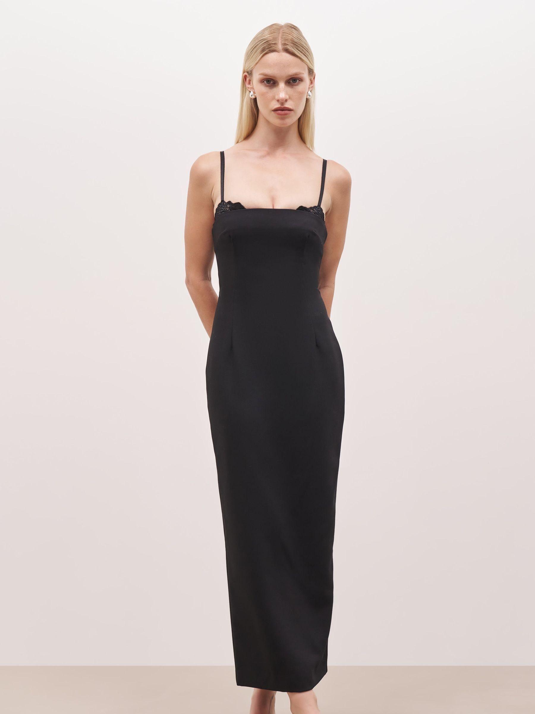 because of alice black dress Buy Because Of Alice Black Heavy Ribbed Longsleeve Mini Dress from Next USA