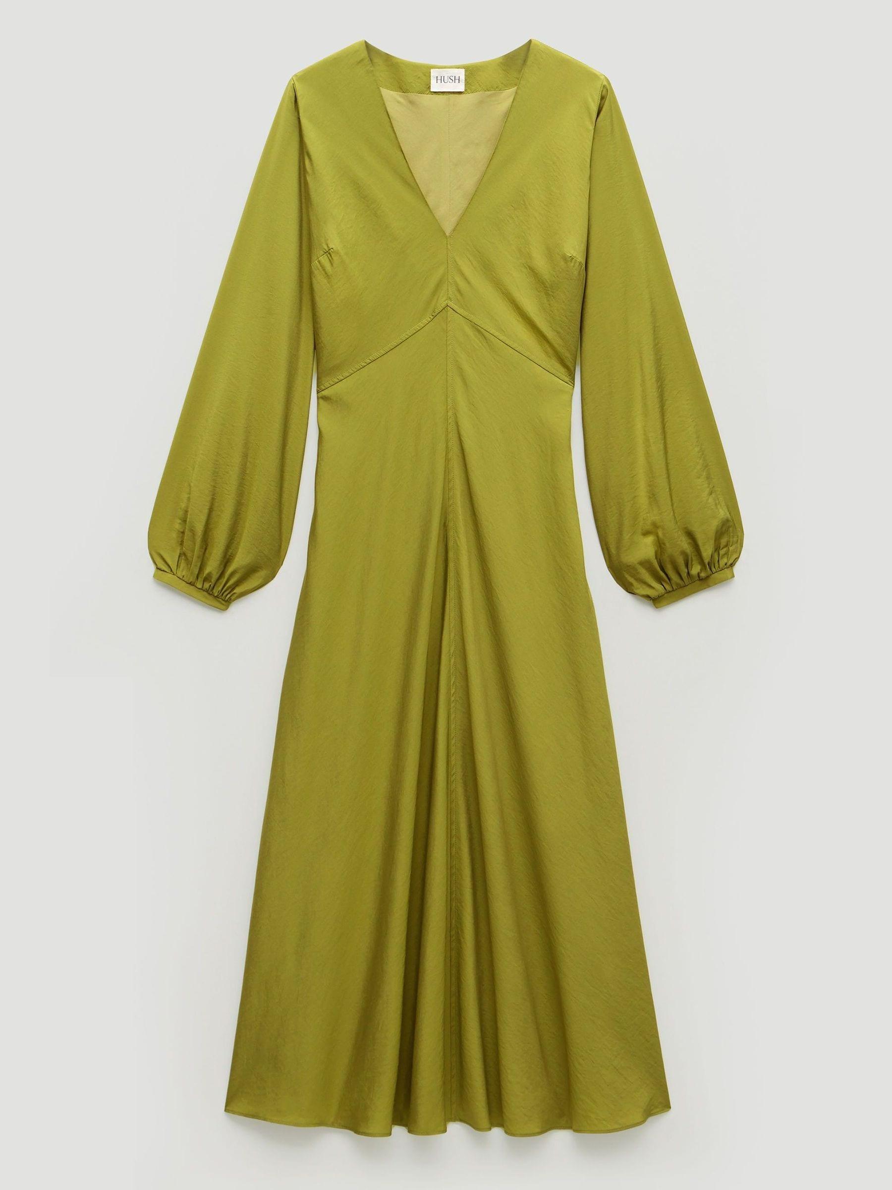 green emerald velvet dress Cropped Midi Dress Set