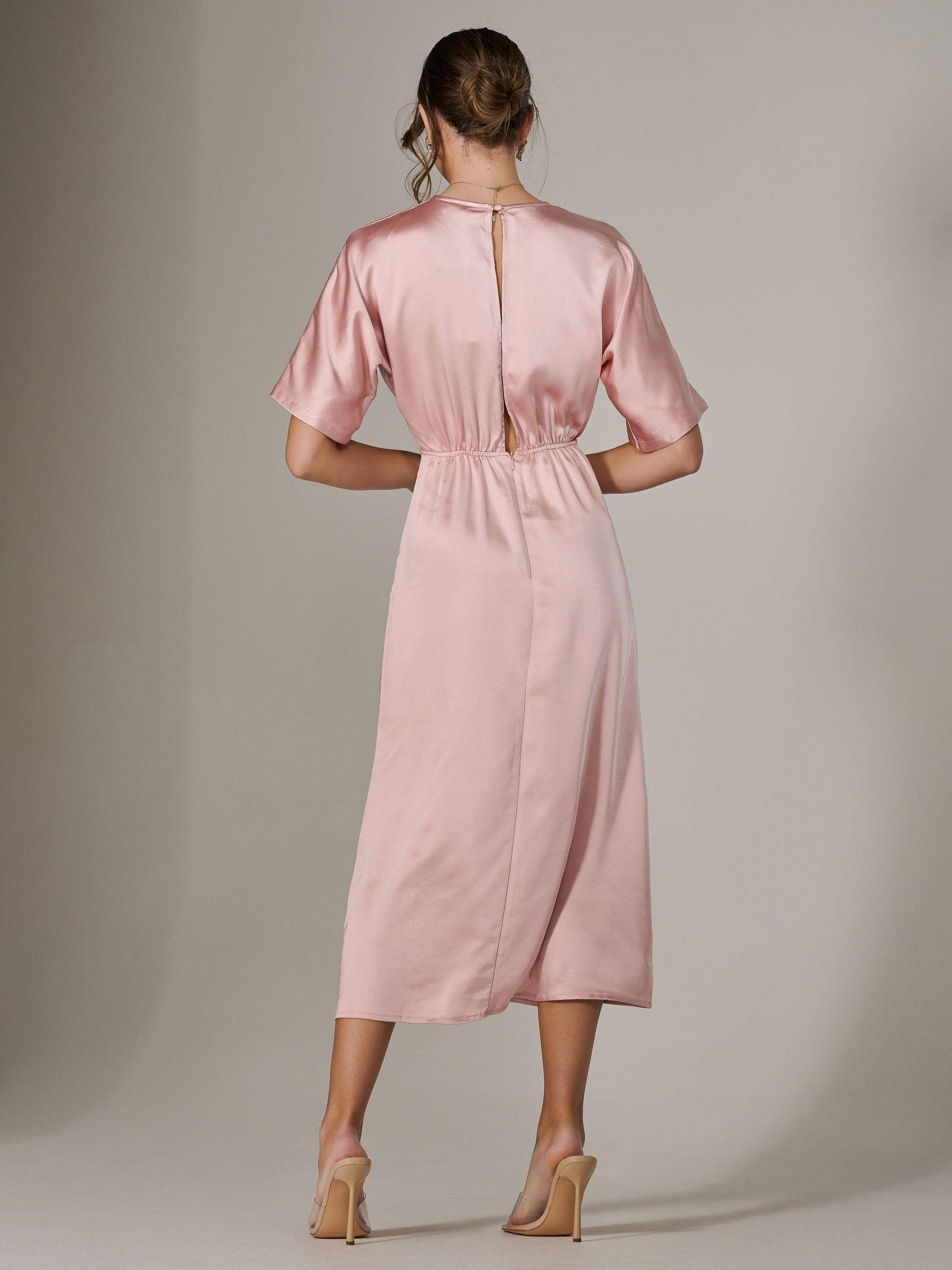 Jolie Moi Satin A-Line Midaxi Dress in Pink | Lyst Jolie Moi Satin A-Line Midaxi Dress in Pink | Lyst