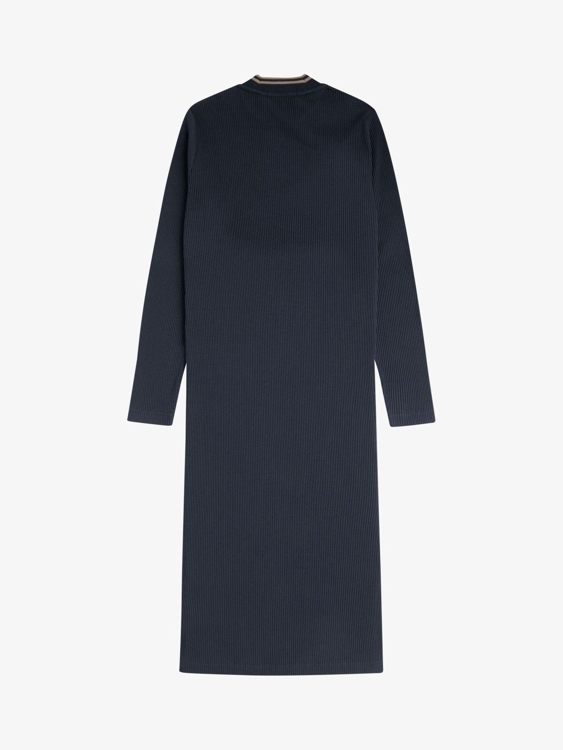 fred perry knitted dress Tipped Knitted Tank Dress