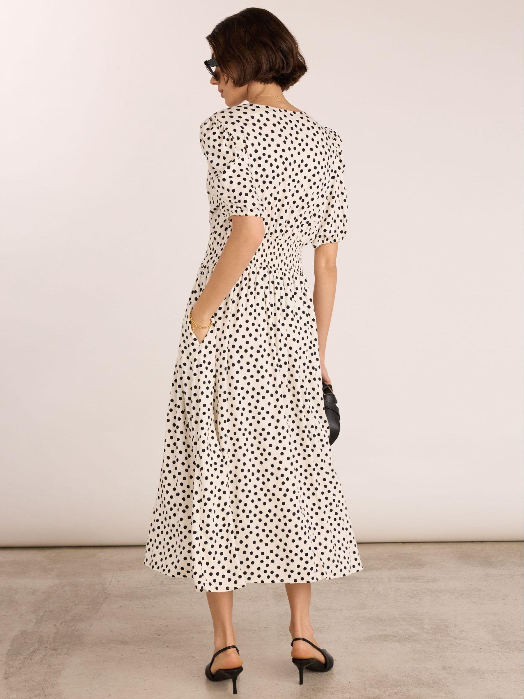 midi best black dress for wedding guest Nela Midi Dress in Black