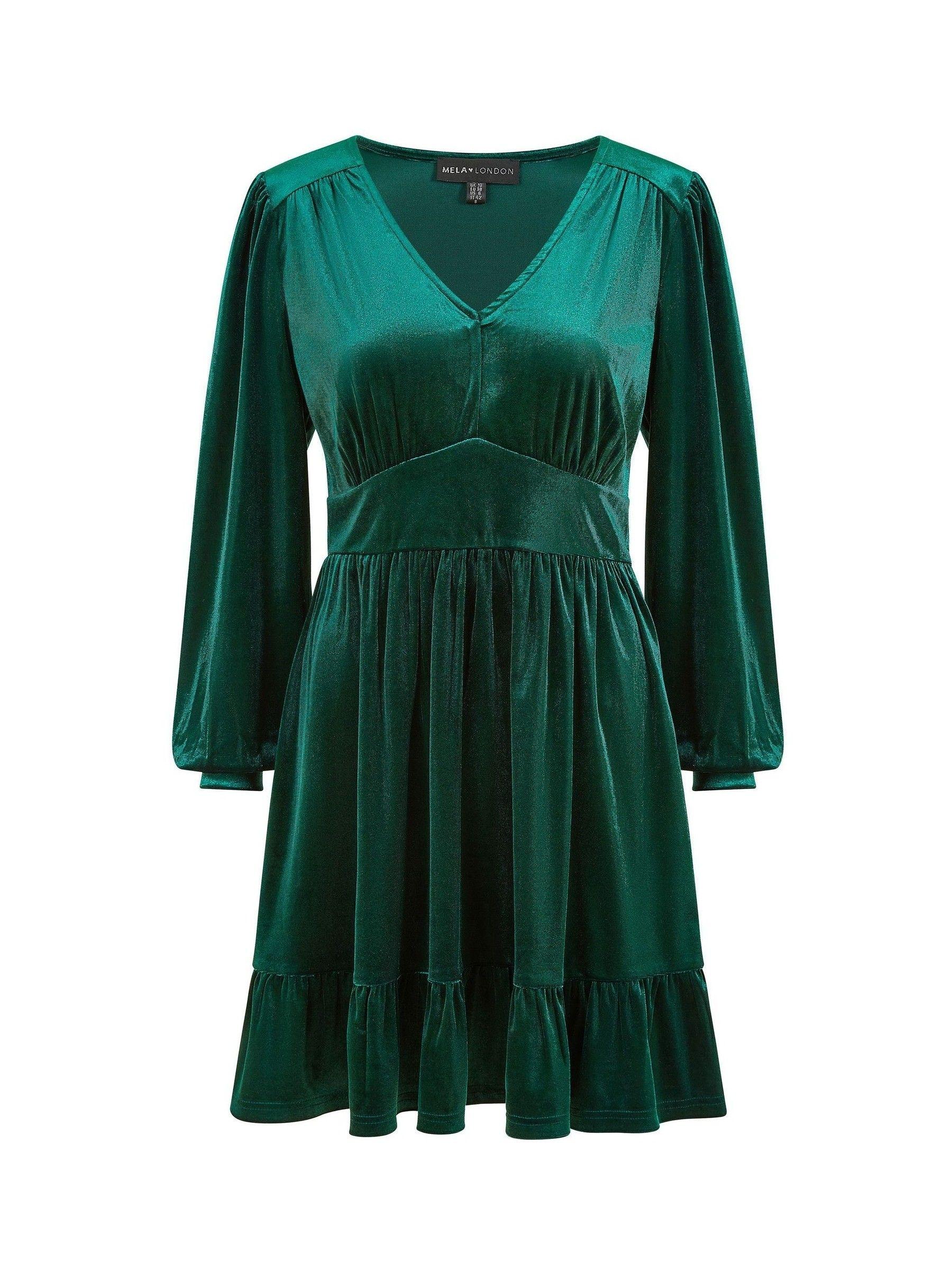 Designer Green Long Sleeve Skater Dresses for Women - Up to 84% off | Lyst