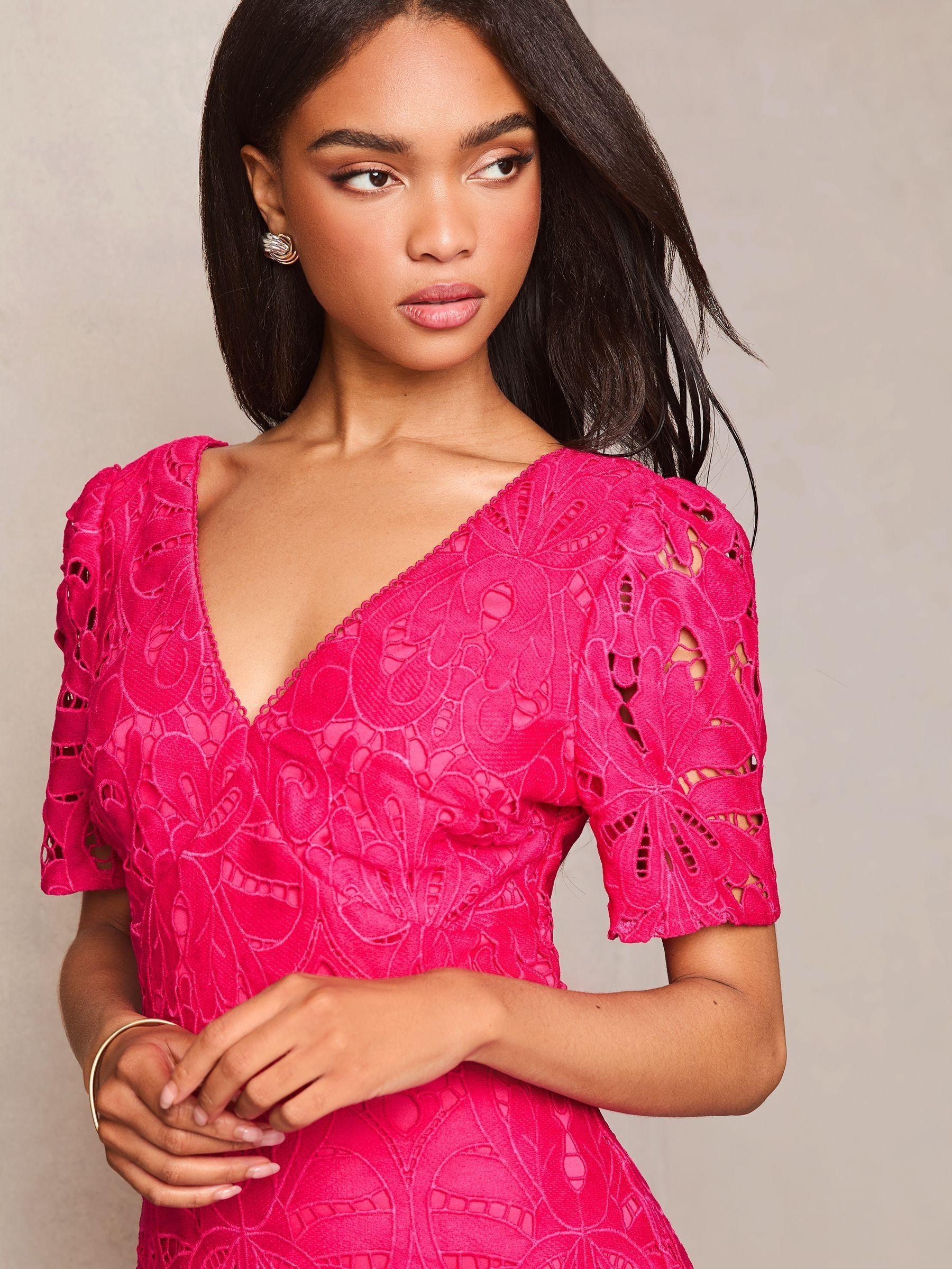 lipsy vip lace embroidered midi dress Lady Black Tie - A1383 - Watercolor Floral A-line Gown - Andrea & Leo