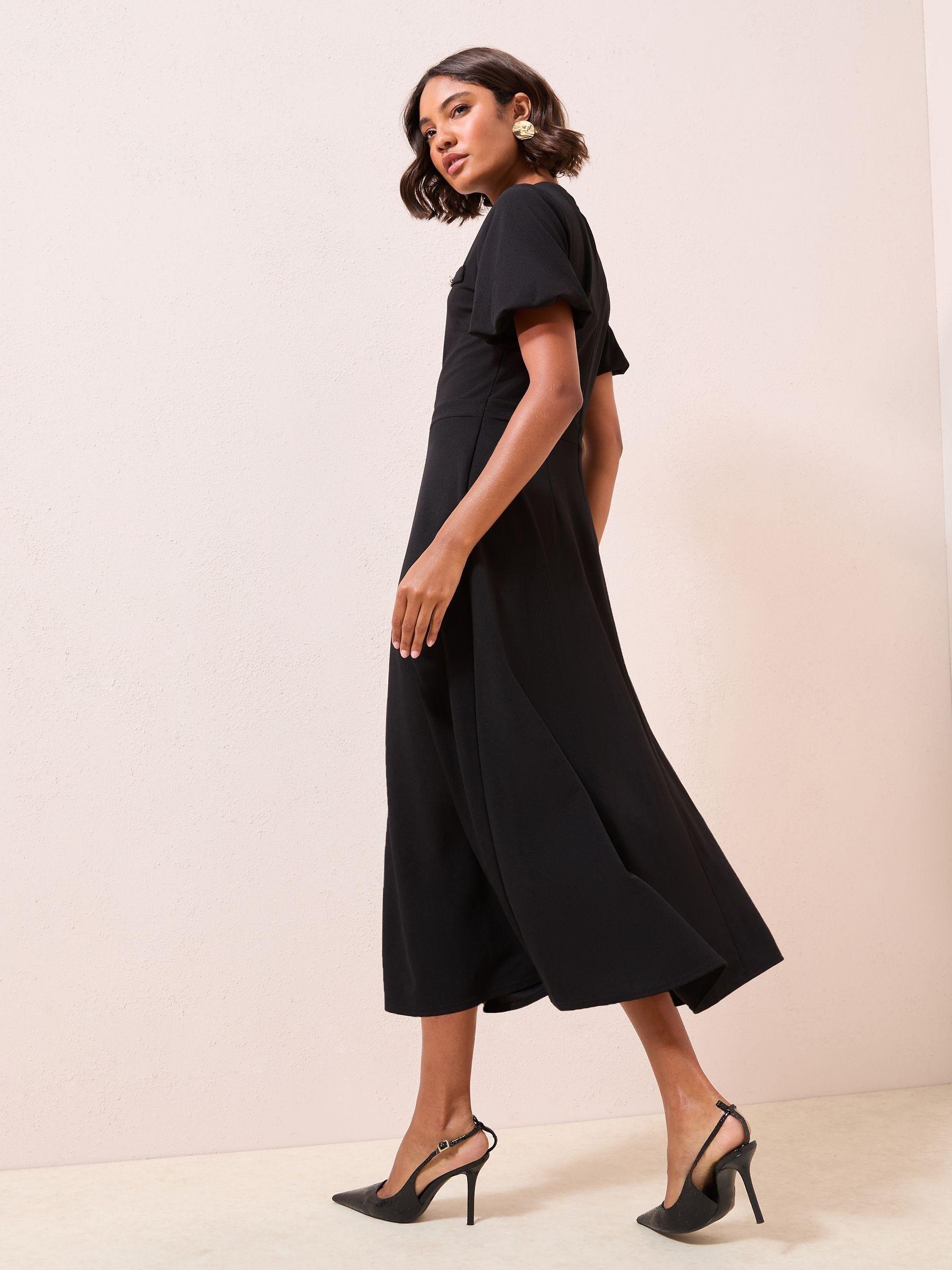 midi sweater dress with slit Simone Sweater Dress- Tiger M