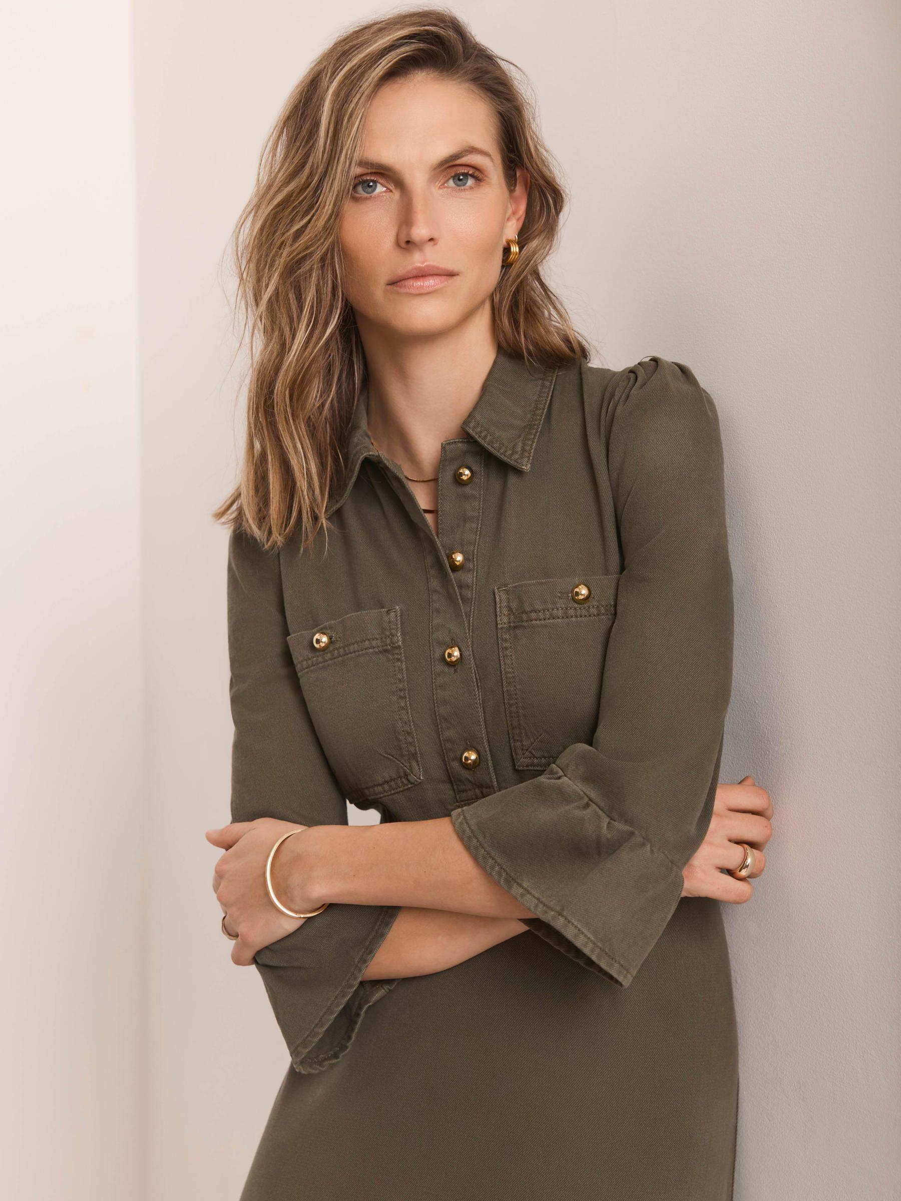 Designer Green Denim Shirt Dresses for Women - Up to 86% off | Lyst