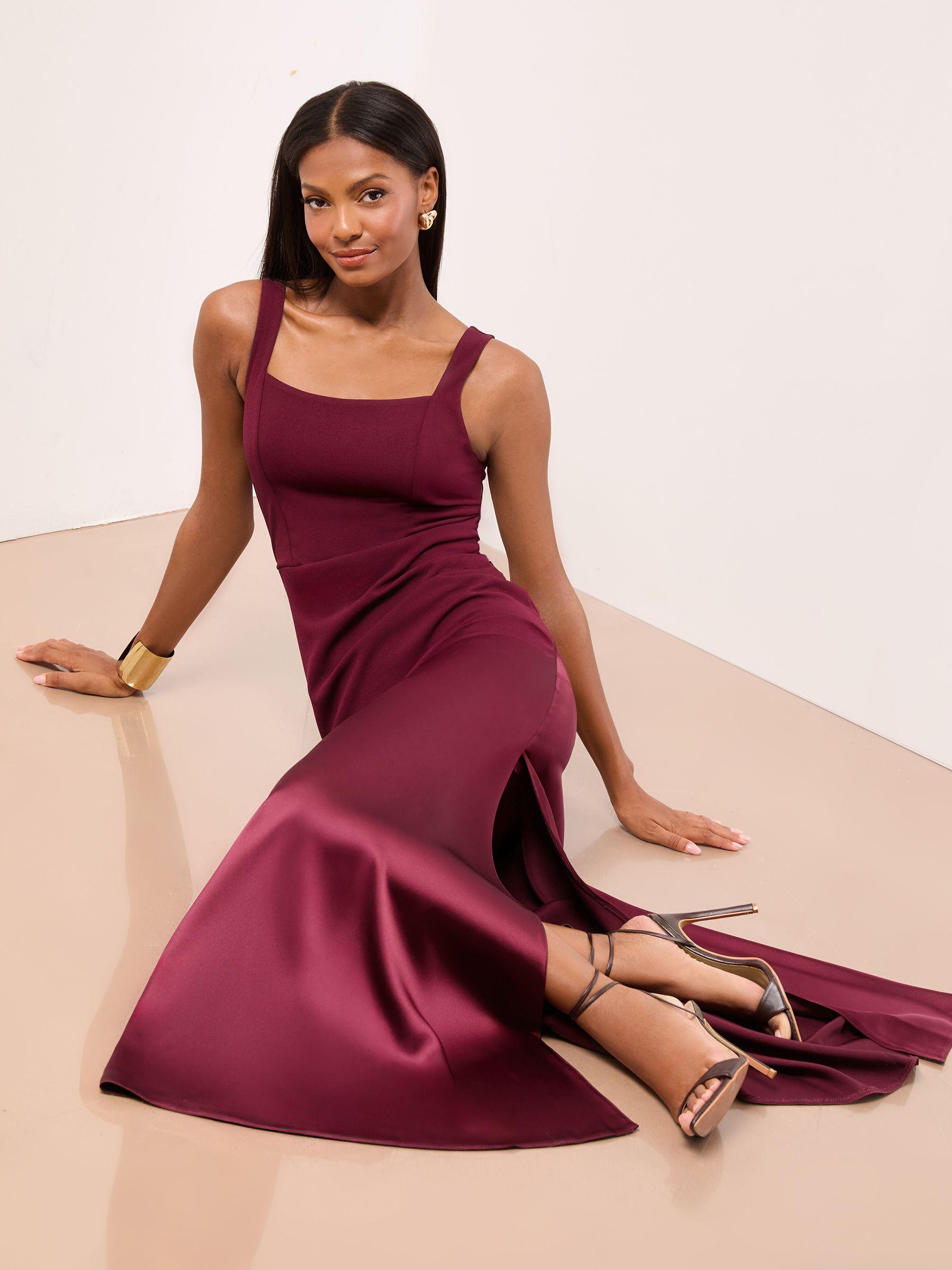 shona joy luxe gathered halter midi dress Shona Joy - La Lune Halter Neck Maxi Dress - Espresso main image 1