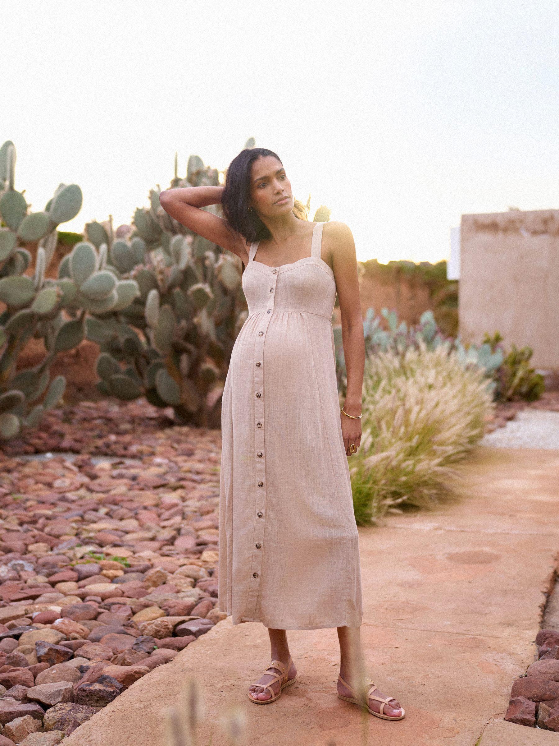 Seraphine Linen Dresses for Women | Lyst