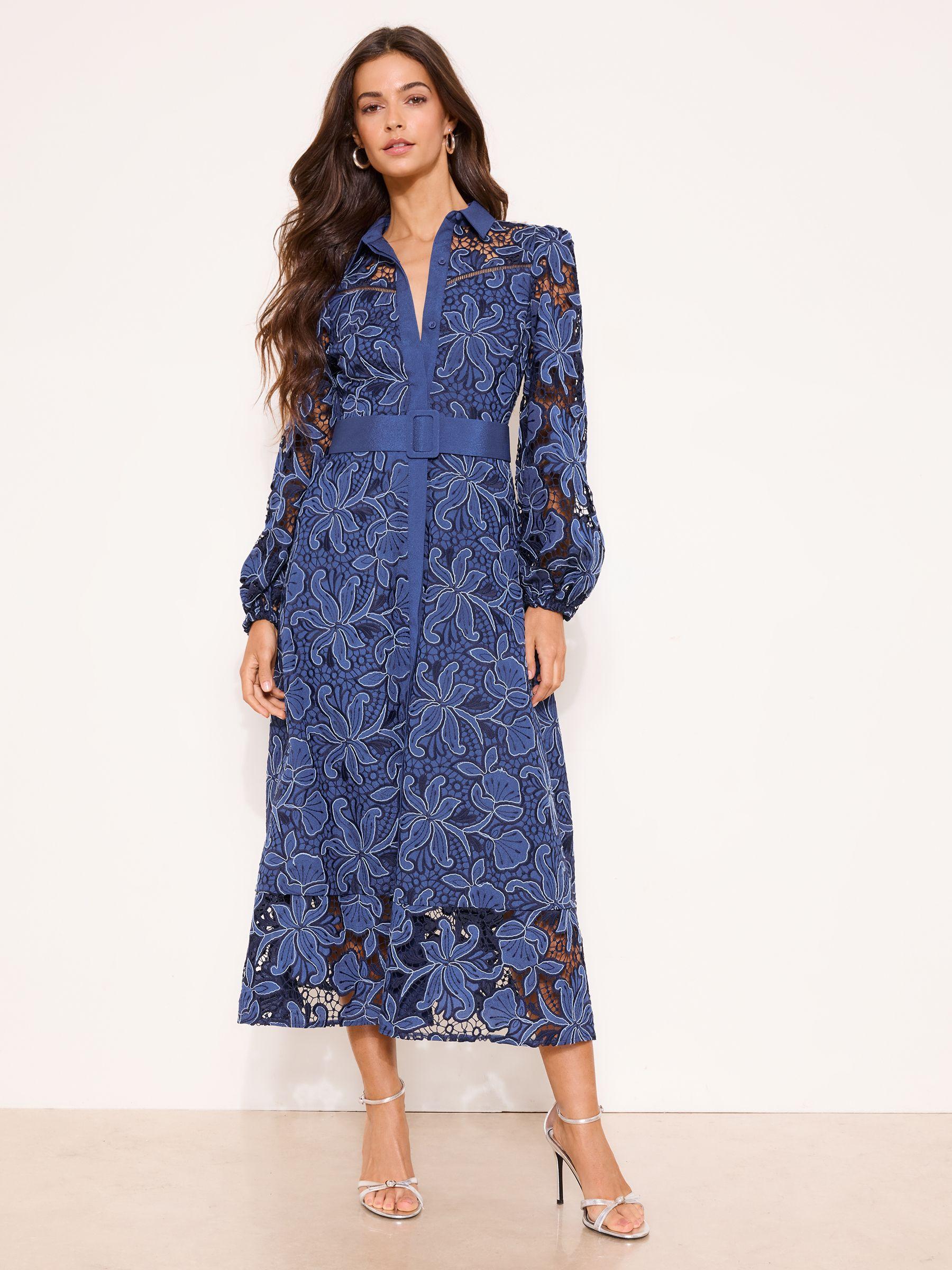 lipsy embroidered dress Buy Lipsy Black Premium Long Sleeve Embroidered Floral Print Prom Midi Dress from Next USA