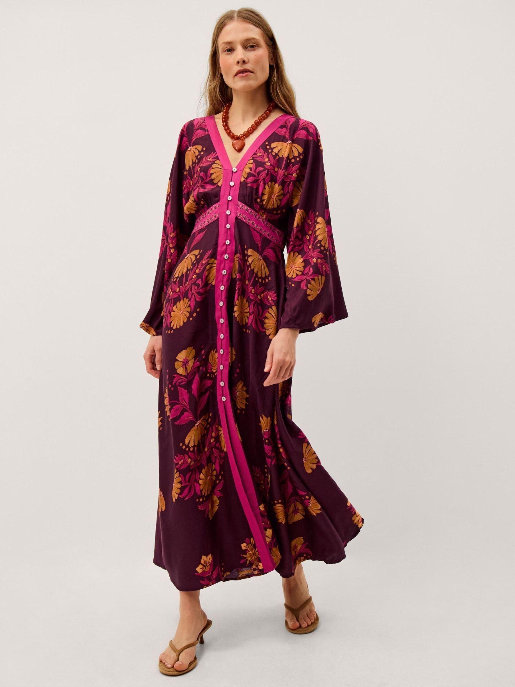 monsoon midi dresses Buy Monsoon Blue Marisol Lemon Embroidered Stripe Midi Dress from Next USA