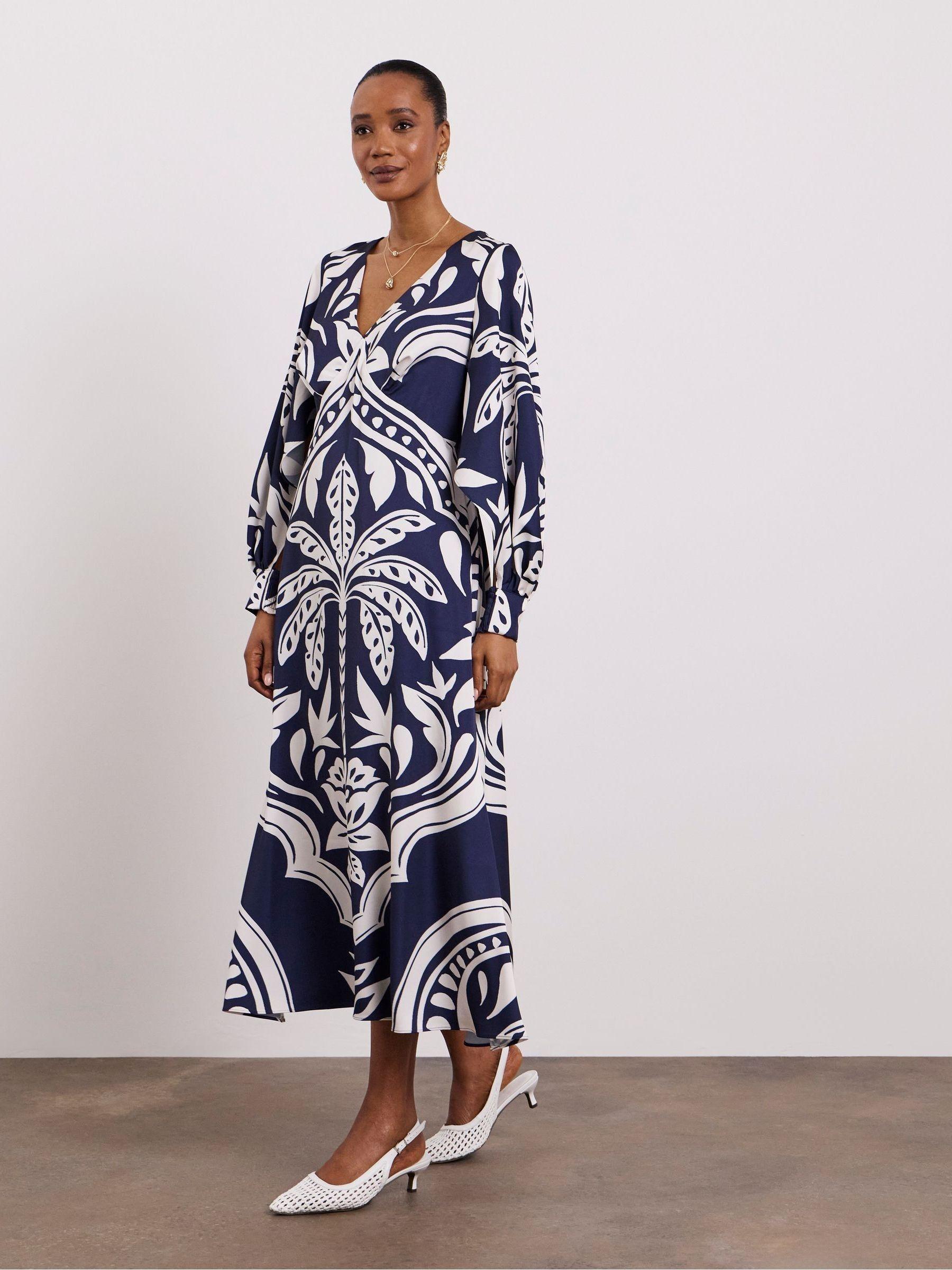 joanna hope midi dresses Buy Joanna Hope Pink Floral Print Wrap Dress from Next USA