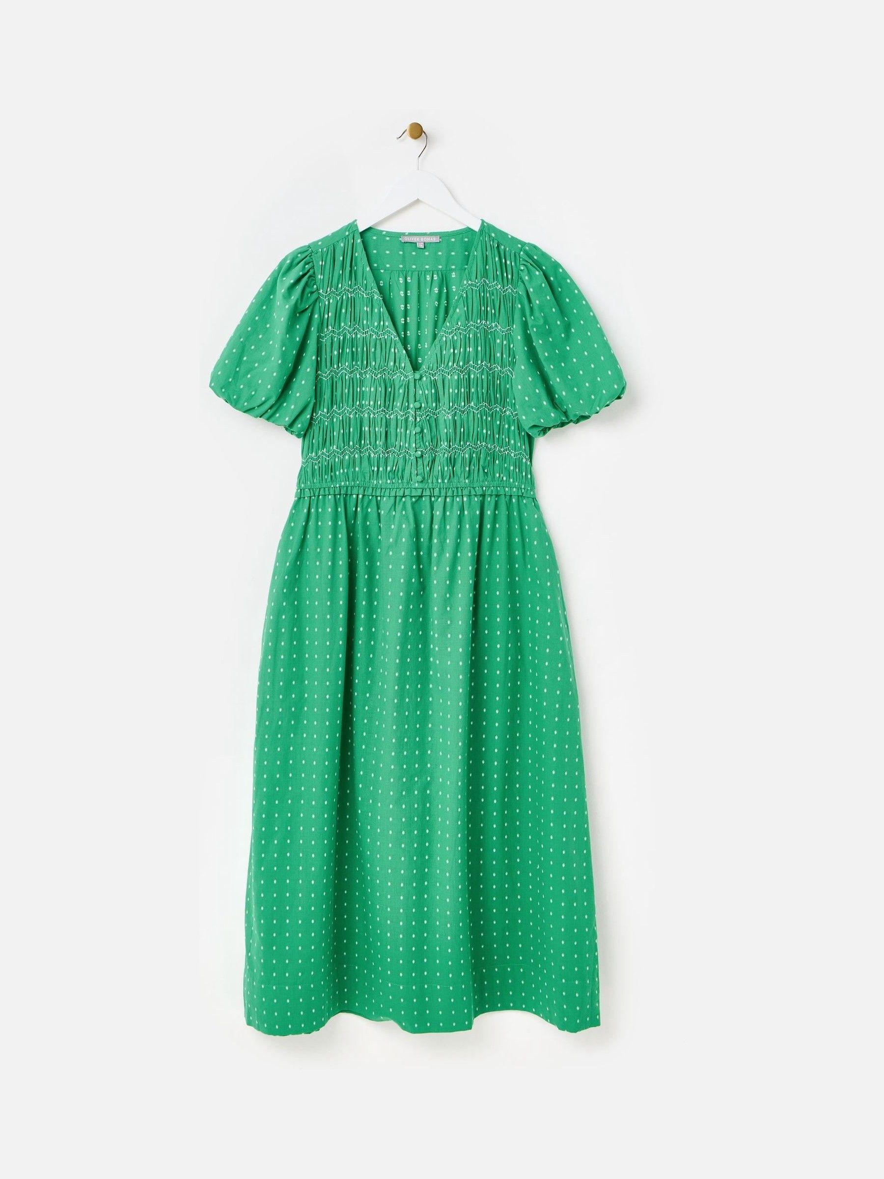 oliver bonas green dress Buy Oliver Bonas Green Sun Print Sleeveless Midi Dress from Next USA