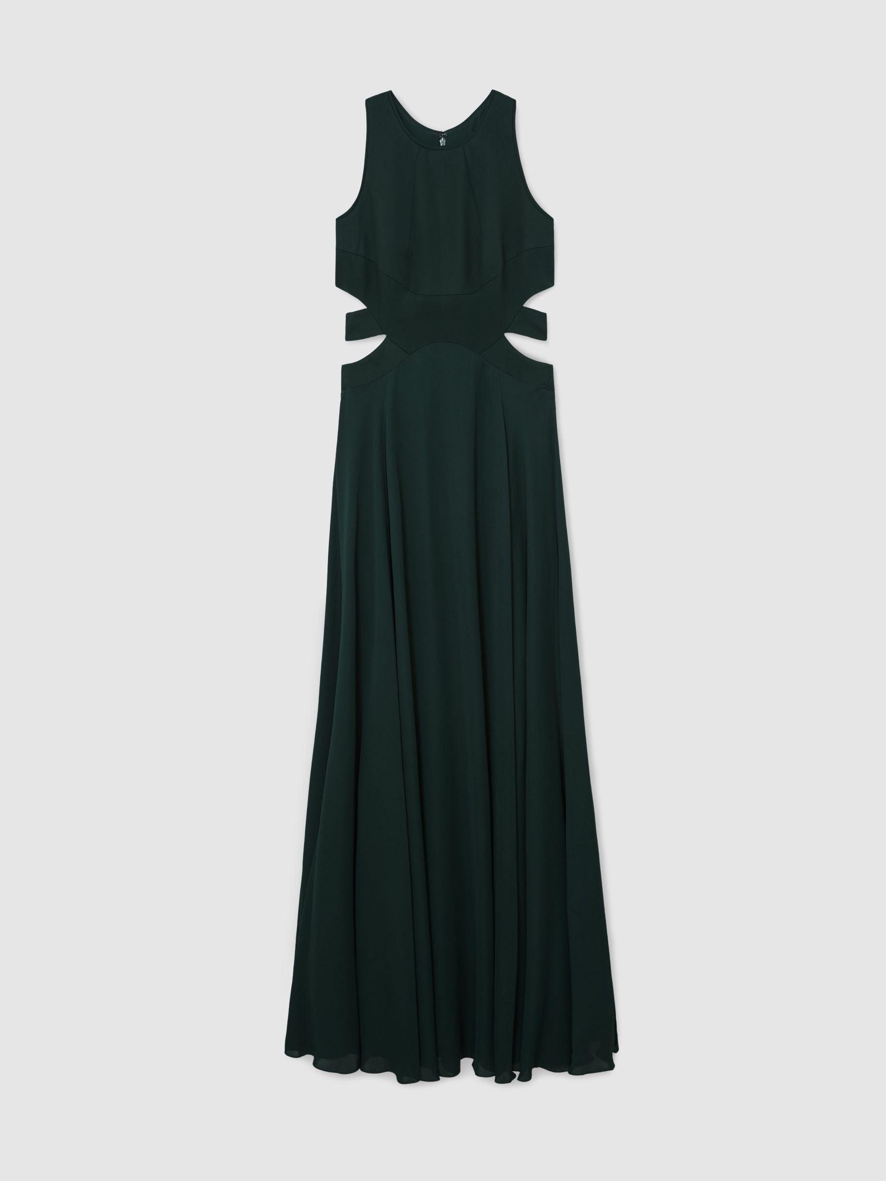 Reiss Paloma Cut-Out Racerback Maxi Dress in Green | Lyst Reiss Paloma Cut-Out Racerback Maxi Dress in Green | Lyst