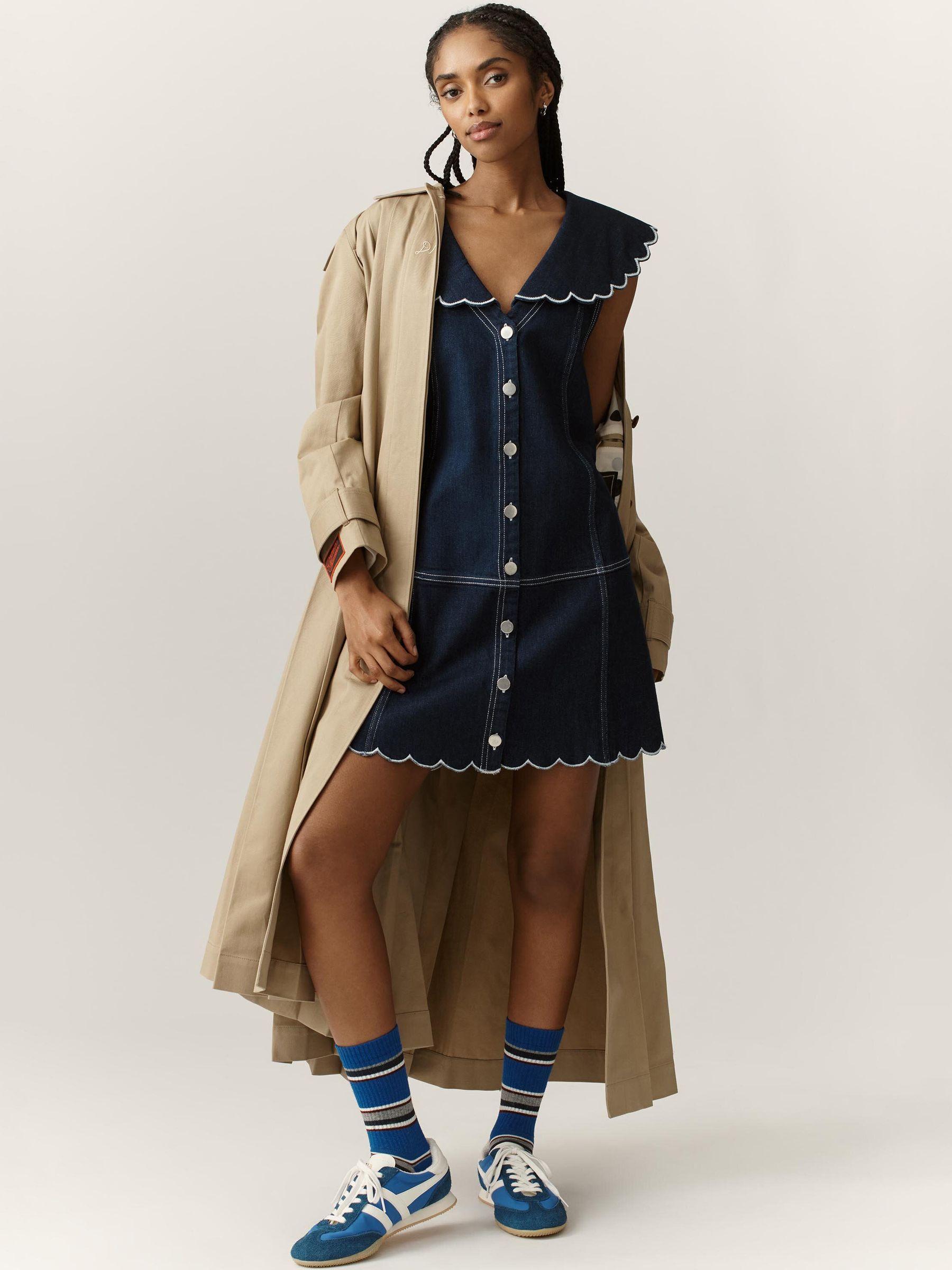 Anthropologie Pilcro Scalloped Denim Buttondown Dress in Blue | Lyst Anthropologie Pilcro Scalloped Denim Buttondown Dress in Blue | Lyst