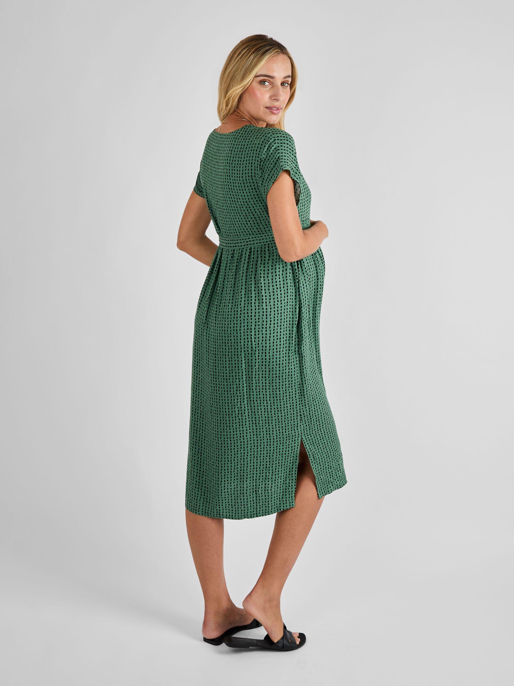 jojo green dress Fitted Gown Off Shoulder Long Flare Sleeve Chiffon Mermaid Maternity Dress main image 0