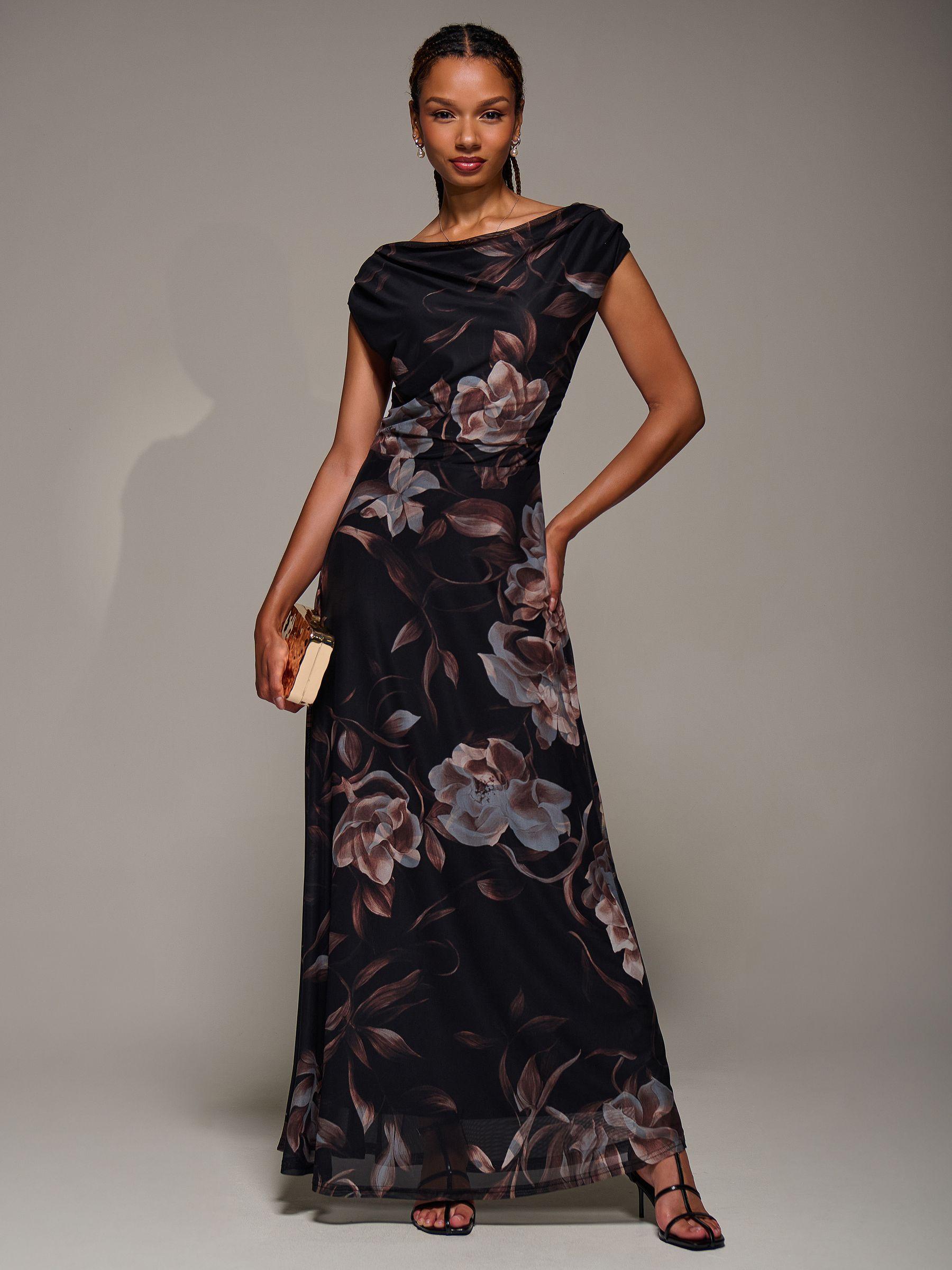 jolie maxi dress Buy Jolie Moi Purple Plain Wrap Mesh Maxi Dress from Next USA