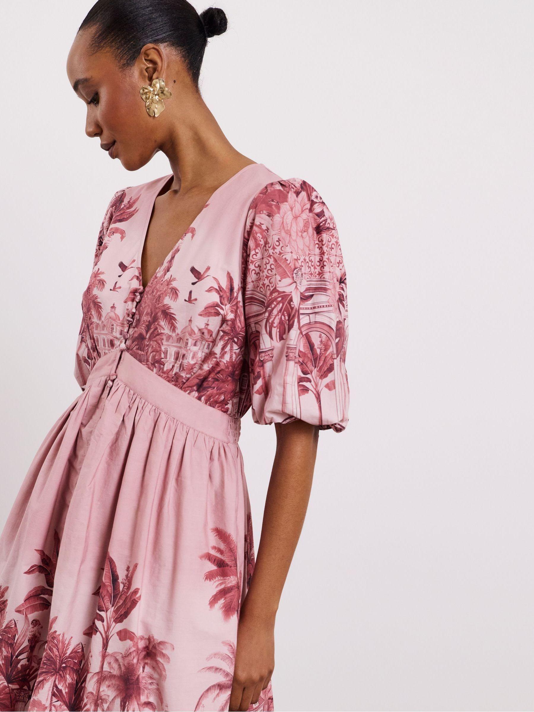 joanna hope floral embroidered dress Joanna Hope Navy Embroidered Mesh Dress