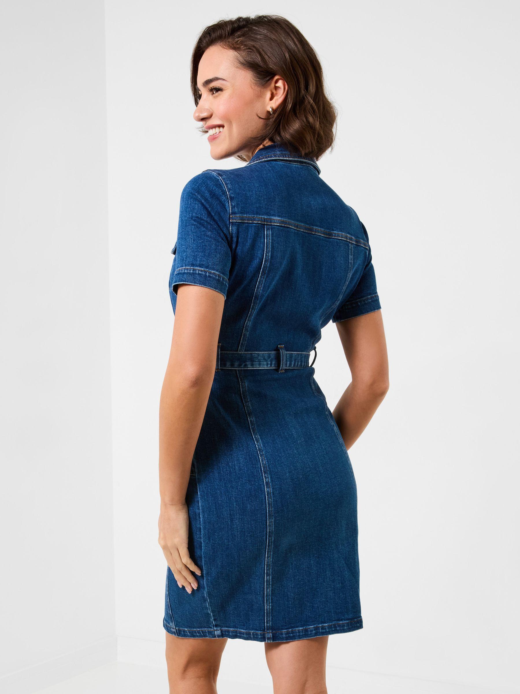 Joe Browns Petite Miley Stretch Denim Dress in Blue