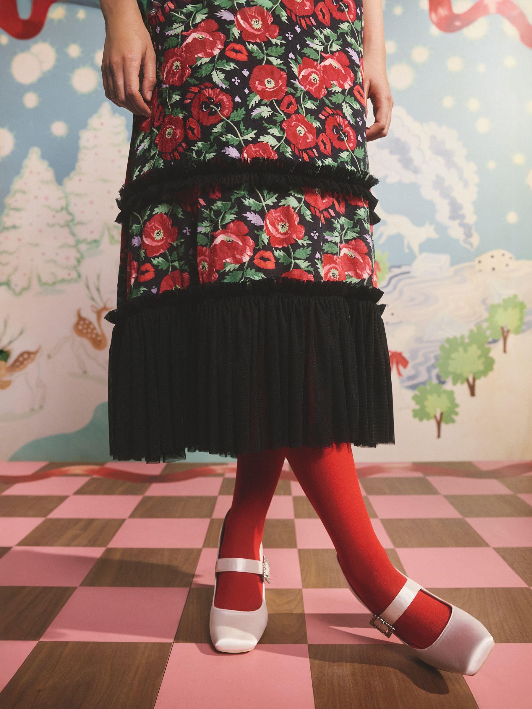 Cath Kidston Tea Dress in Black | Lyst
