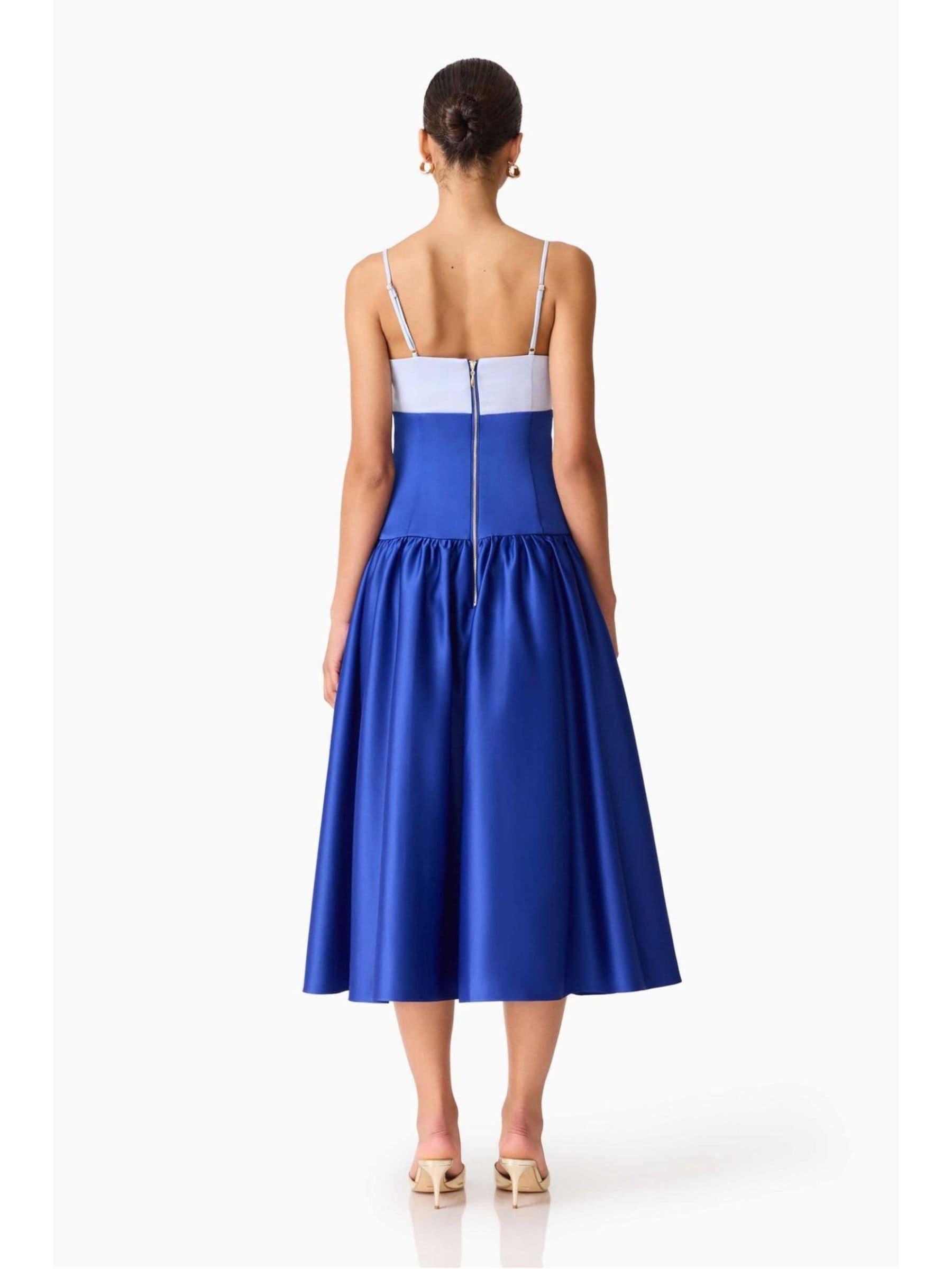 blue elliatt dress ELLIATT | Briallen Jacquard Gown