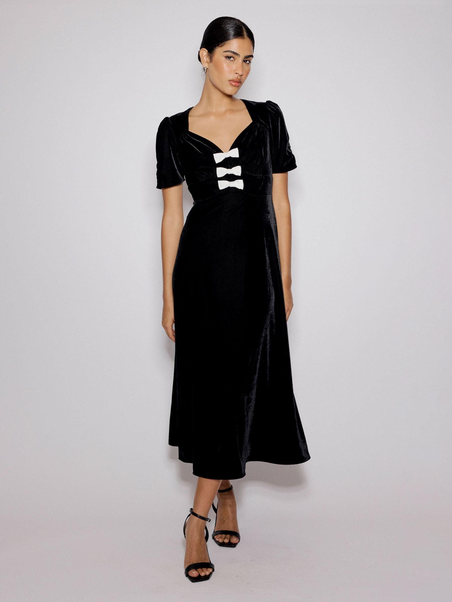 faith midi dress Fuzzy Striped Midi Dress Large