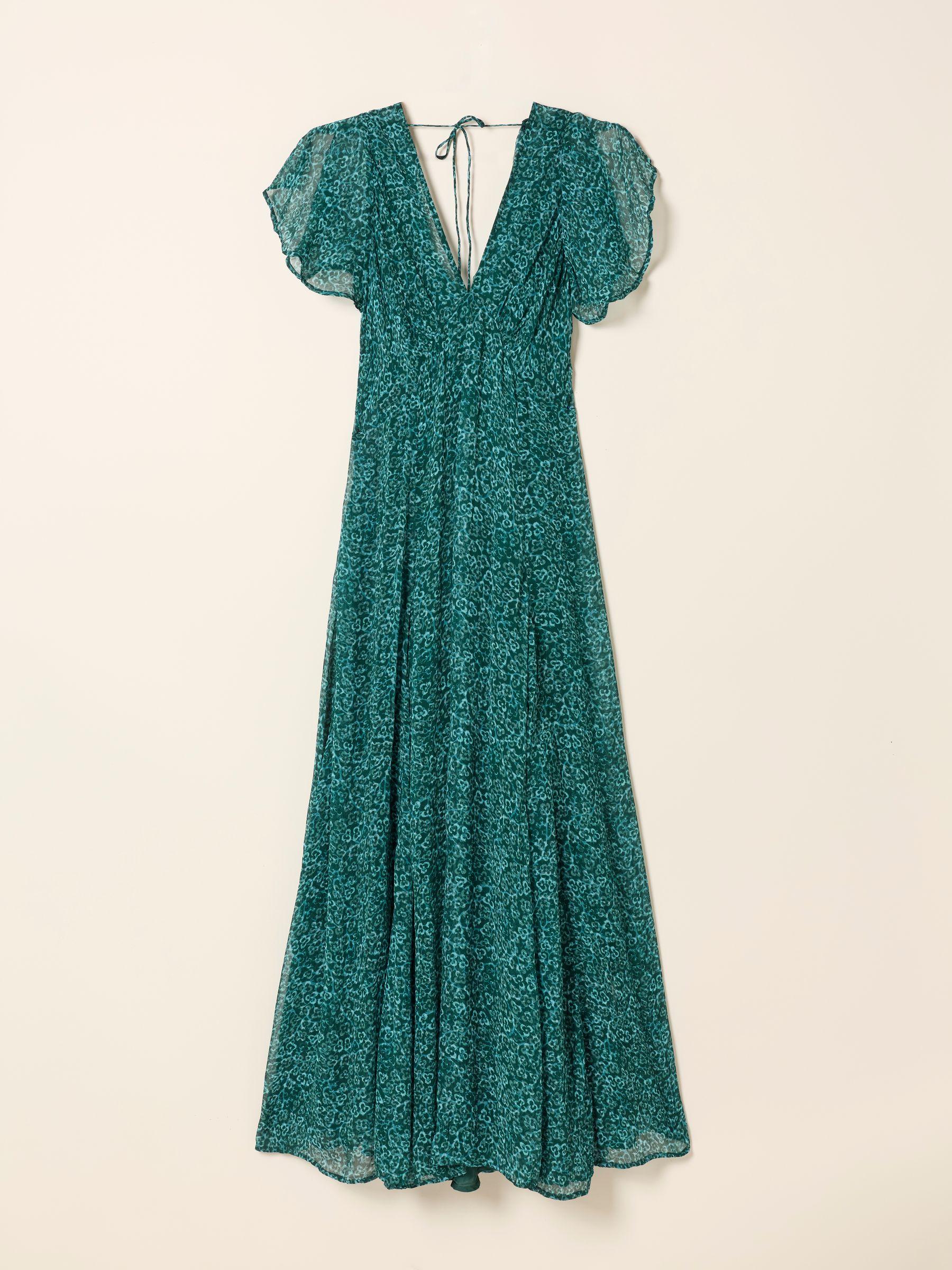 halter collar maxi dress KINGWEN Satin Swing Collar Slip Maxi Halter Dress (Blue) Blue / M